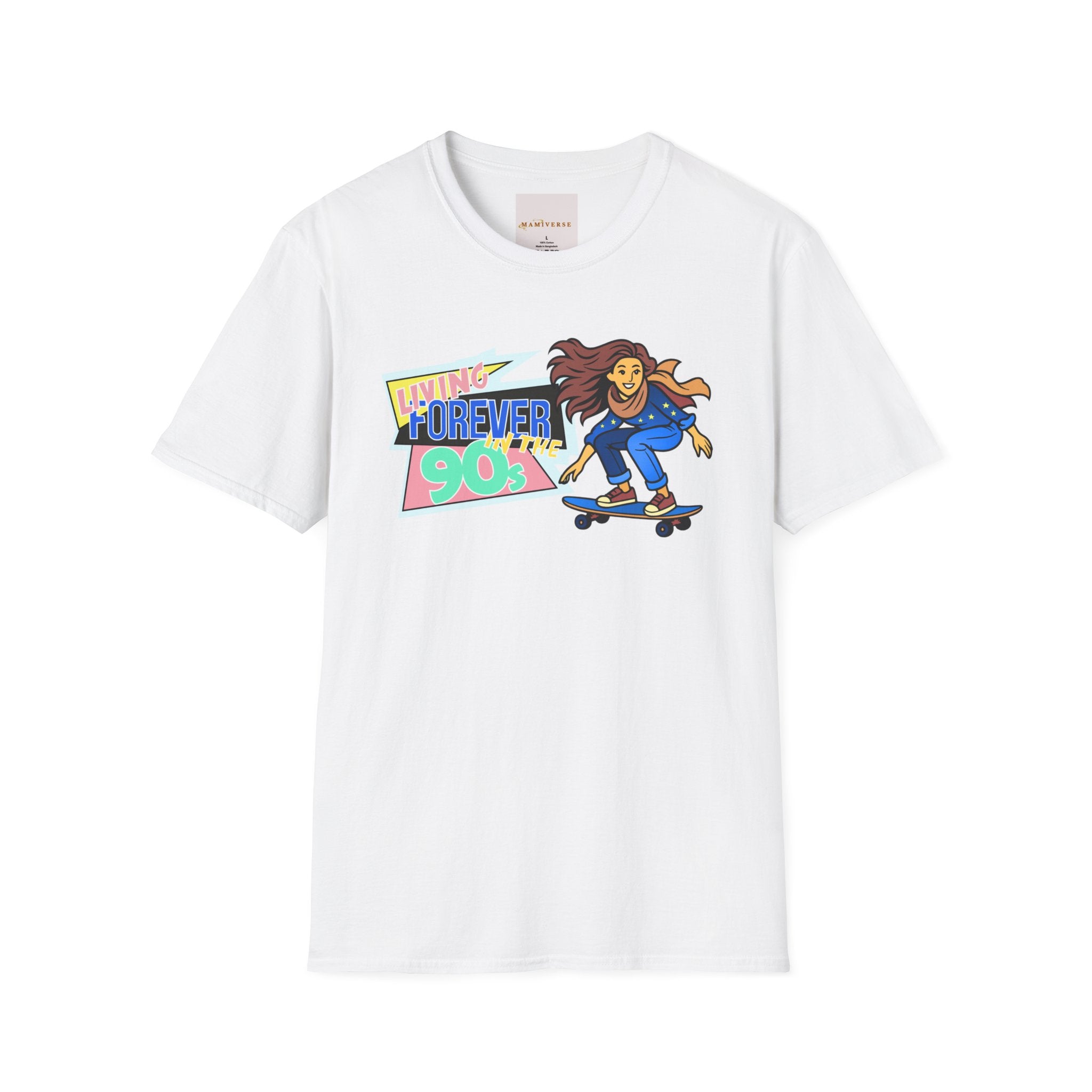 Forever 90s Skateboarder Mother's Day T-Shirt