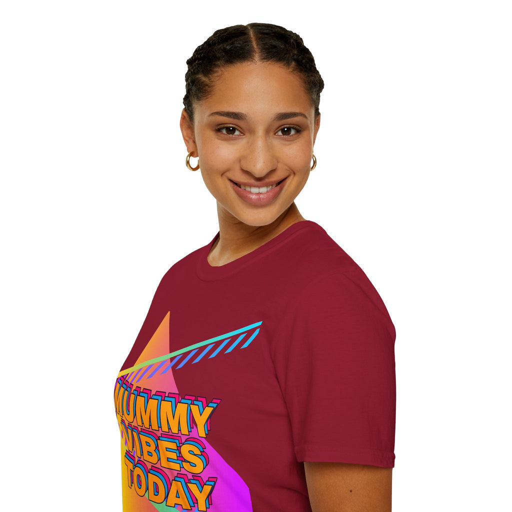 Mummy Vibes Today Retro Mother's Day T-Shirt