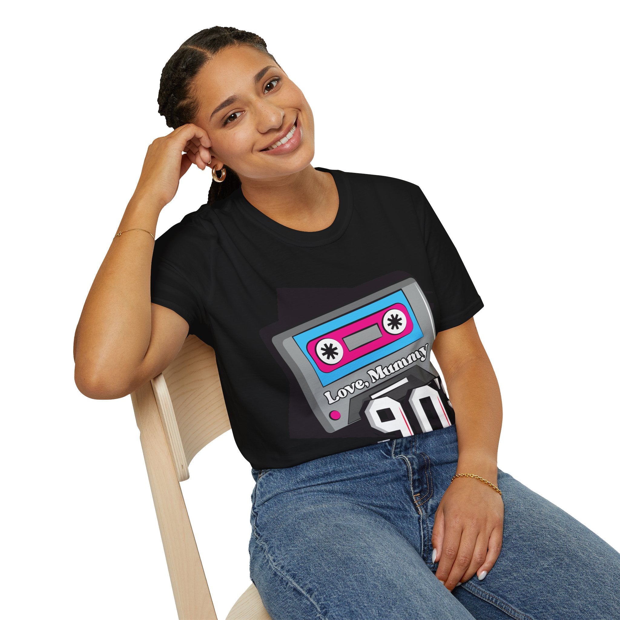 Love Mummy 90s Cassette Mother's Day T-Shirt