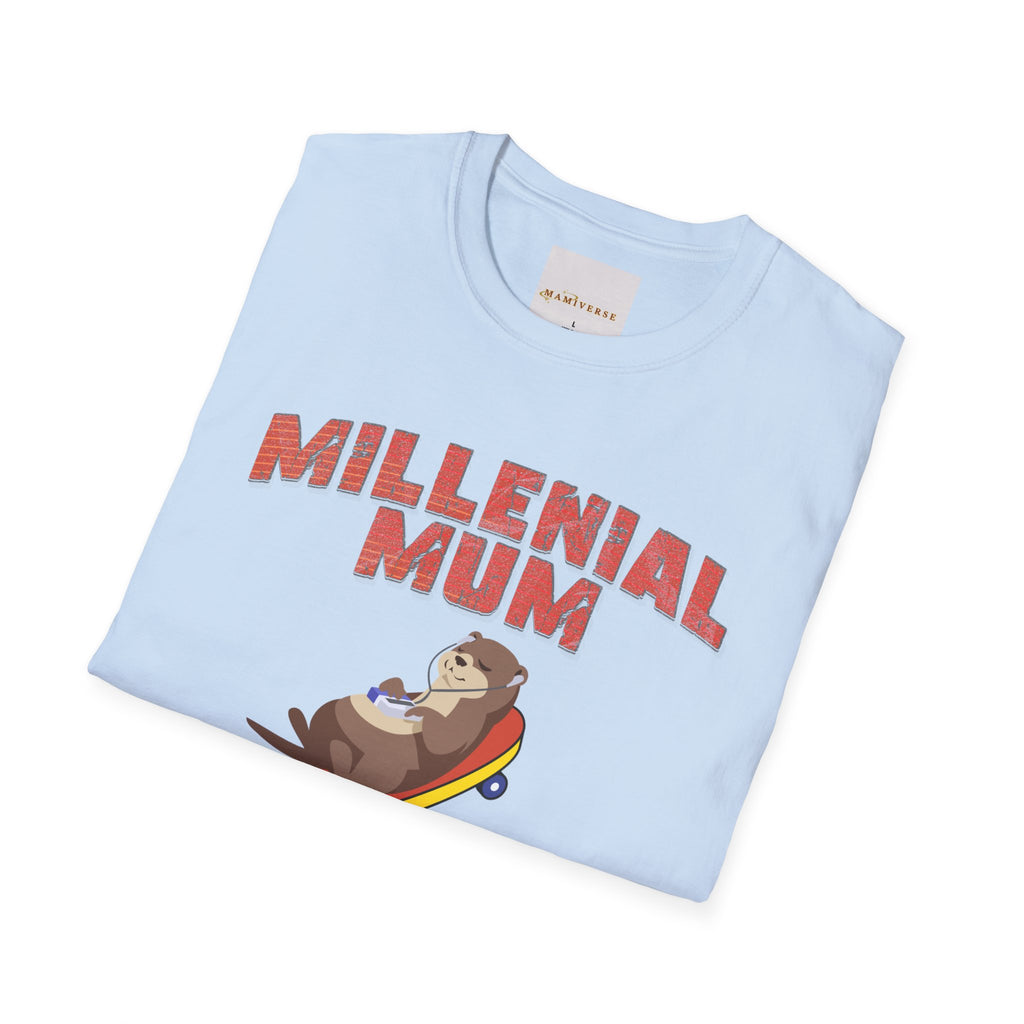 Millennial Mum 90s Music & Skateboard Animal Print T-Shirt — Nostalgic Mum Tee