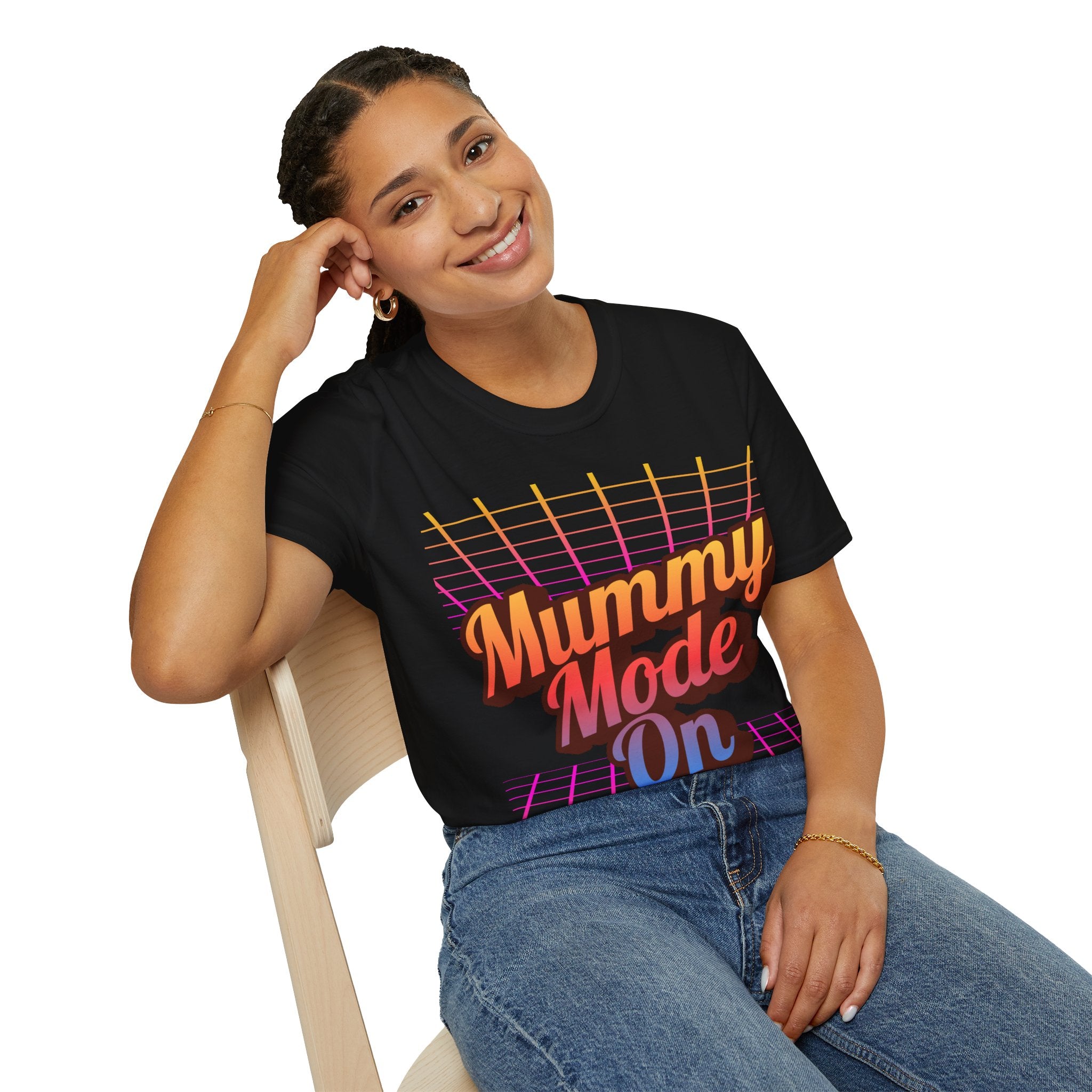 Mummy Mode On 90s Retro Mother's Day T-Shirt