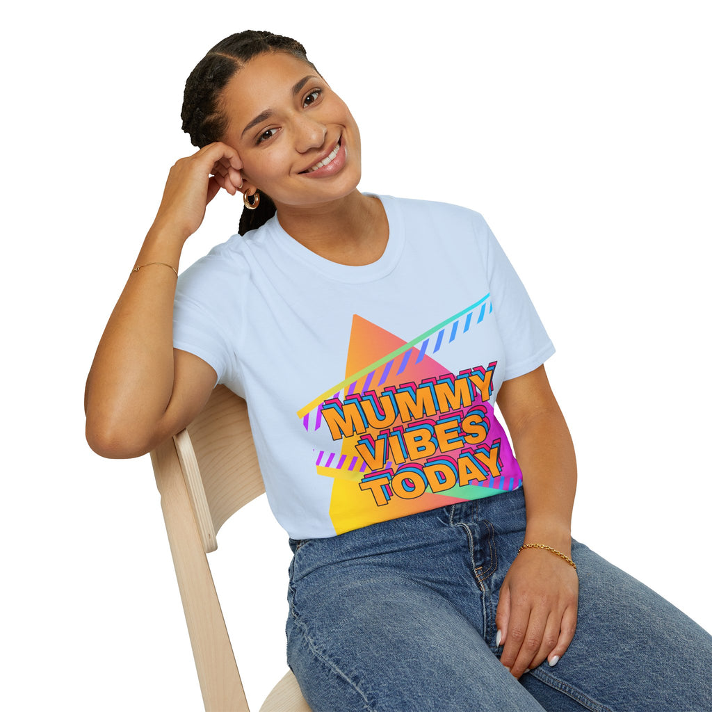 Mummy Vibes Today Retro Mother's Day T-Shirt