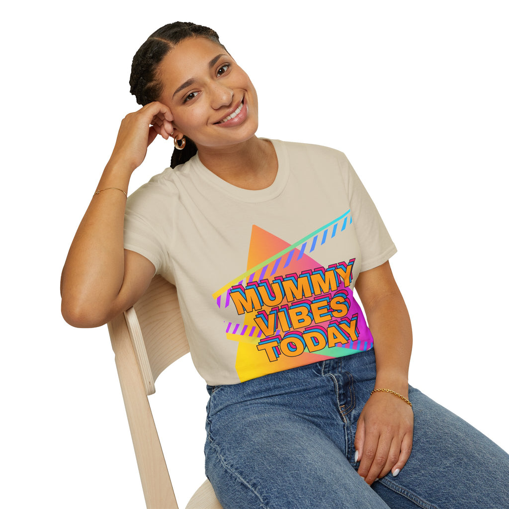 Mummy Vibes Today Retro Mother's Day T-Shirt