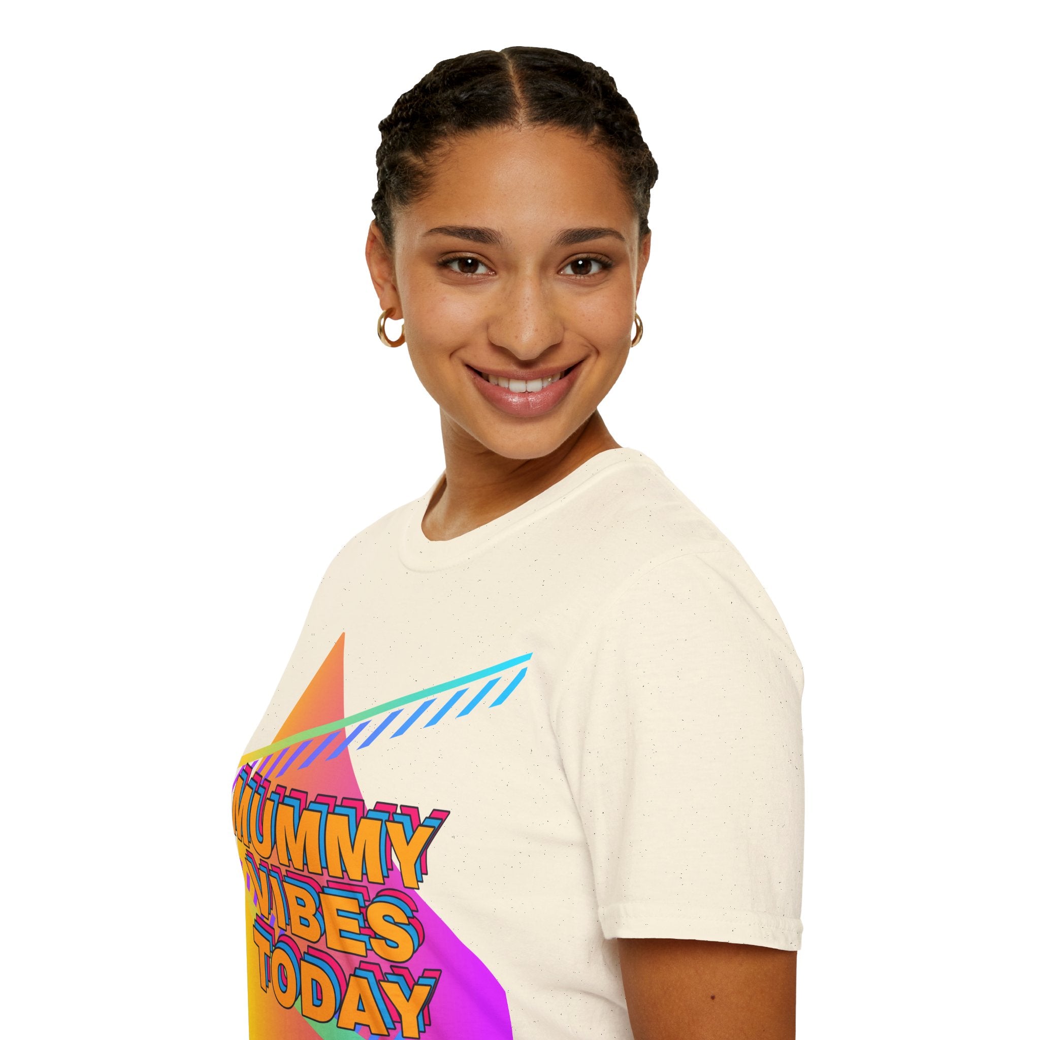 Mummy Vibes Today Retro Mother's Day T-Shirt