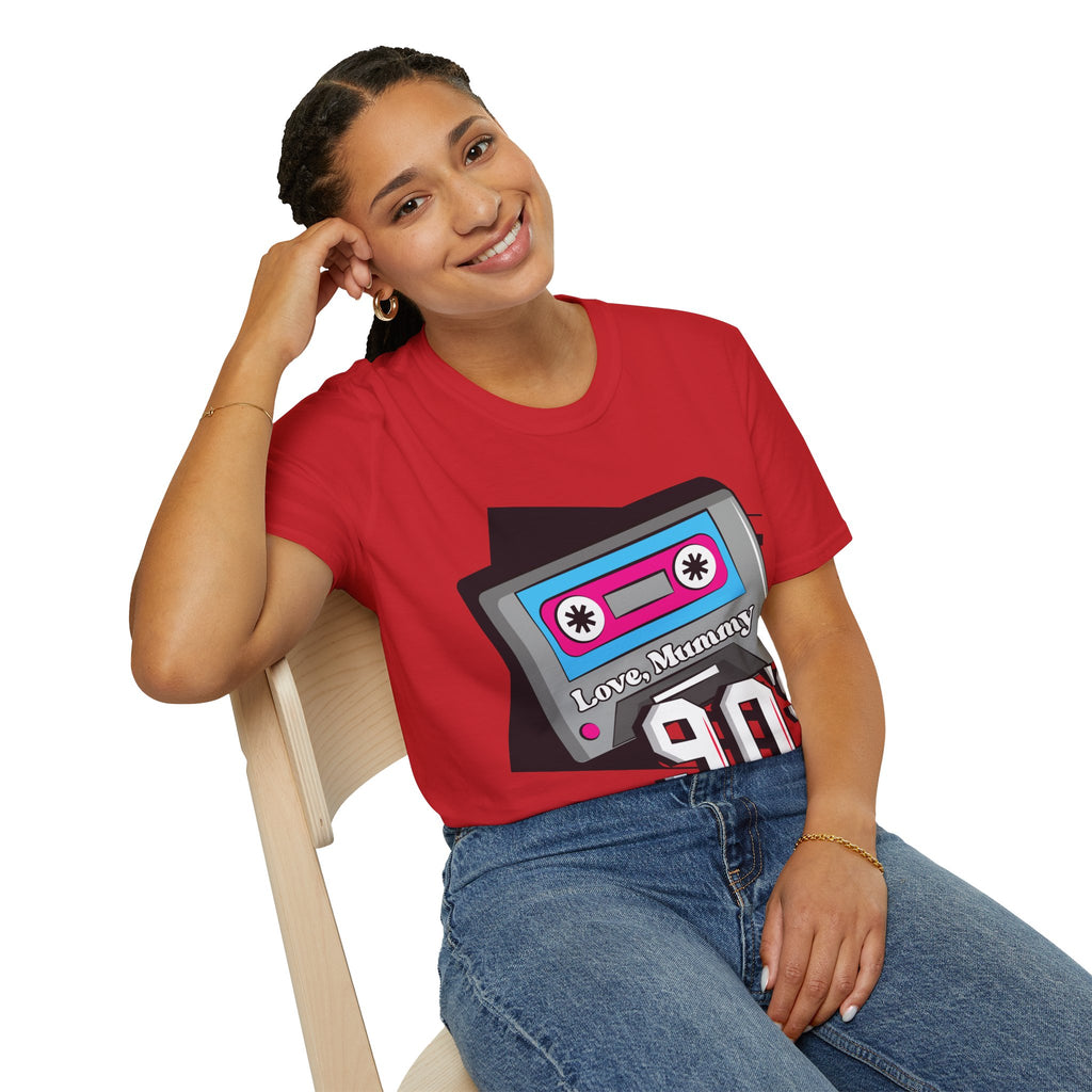 Love Mummy 90s Cassette Mother's Day T-Shirt