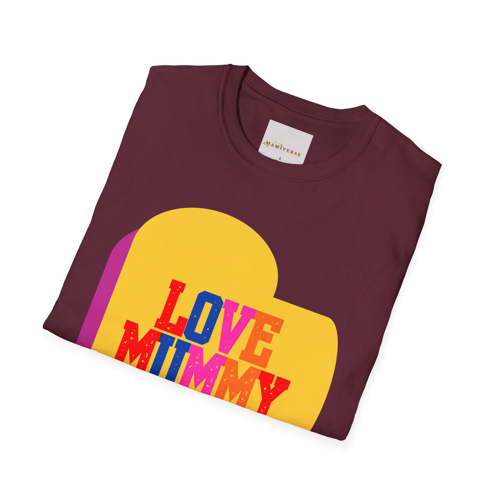 90s Love Mummy Retro Mothers T-Shirt — Nostalgic Mum Tee
