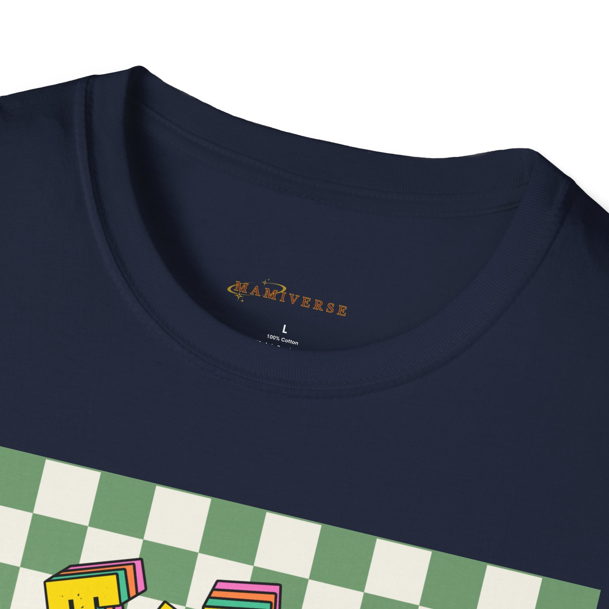 They Call Me Mummy 90s Checkered Mother's Day T-Shirt