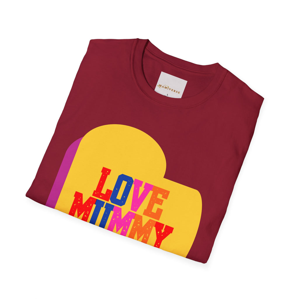90s Love Mummy Retro Mothers T-Shirt — Nostalgic Mum Tee