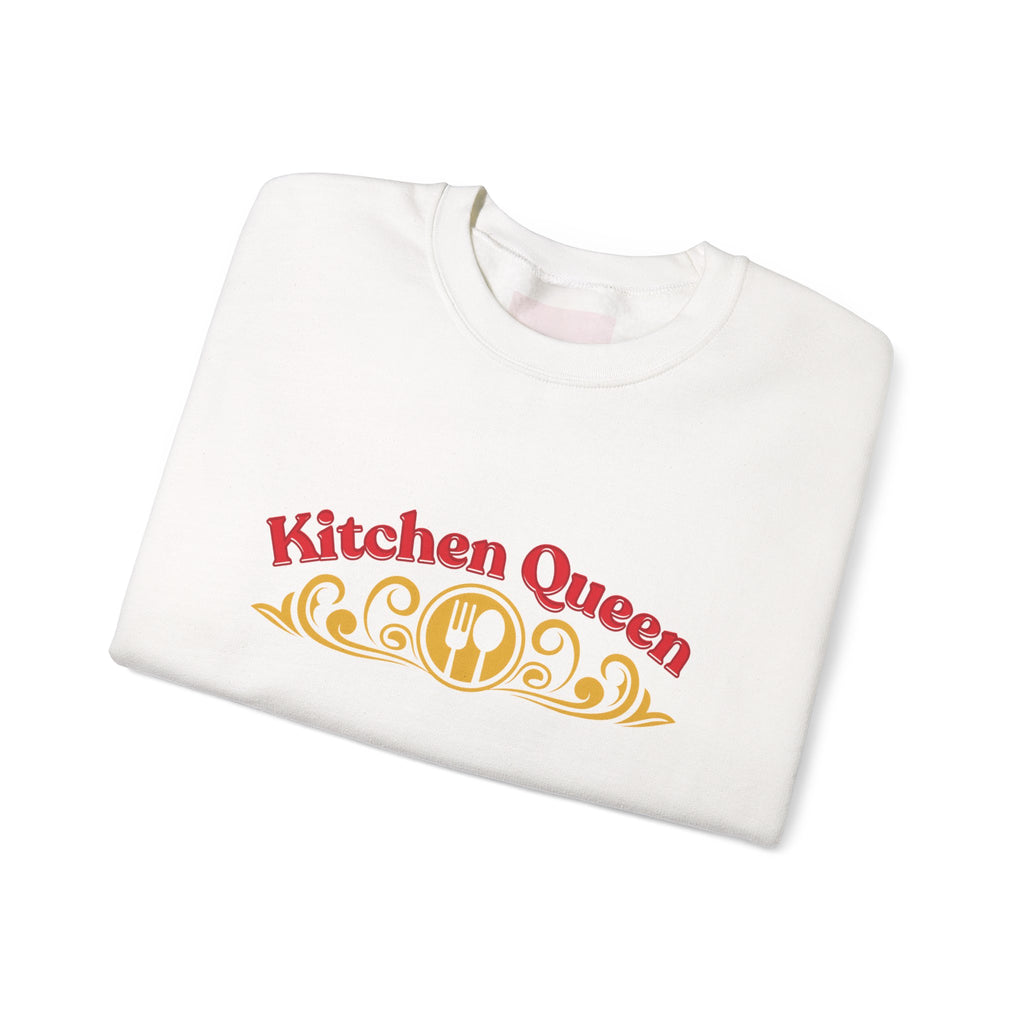 Kitchen Queen Crewneck Sweatshirt — Chef Mum Appreciation Gift