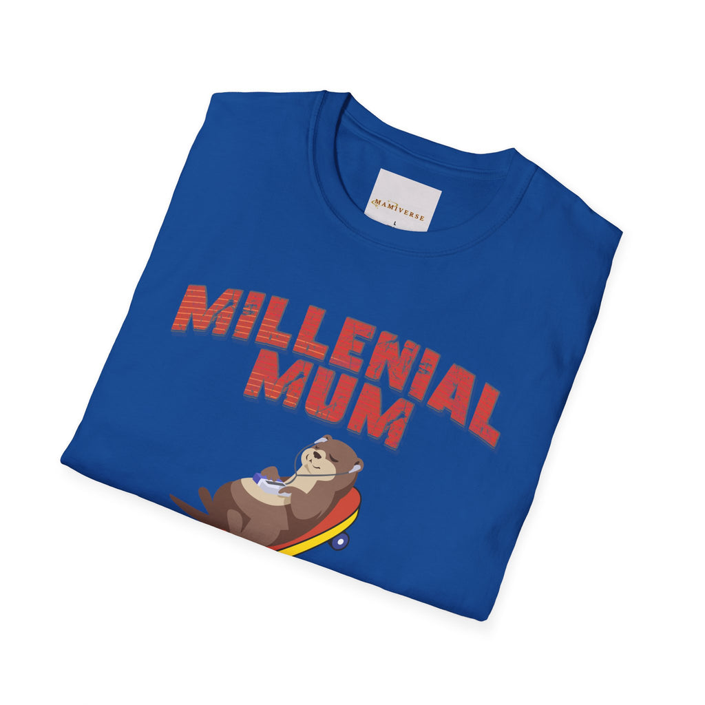 Millennial Mum 90s Music & Skateboard Animal Print T-Shirt — Nostalgic Mum Tee