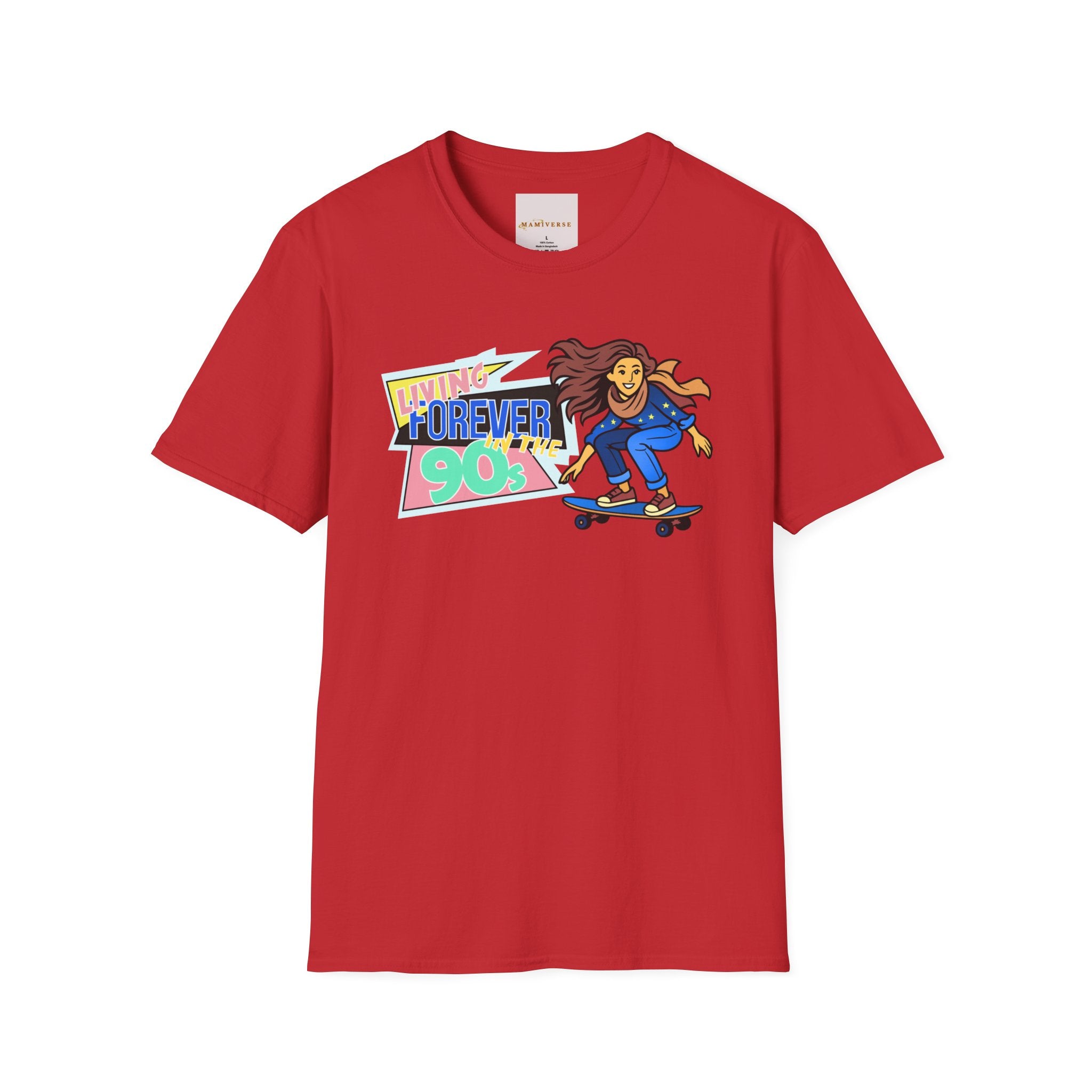Forever 90s Skateboarder Mother's Day T-Shirt