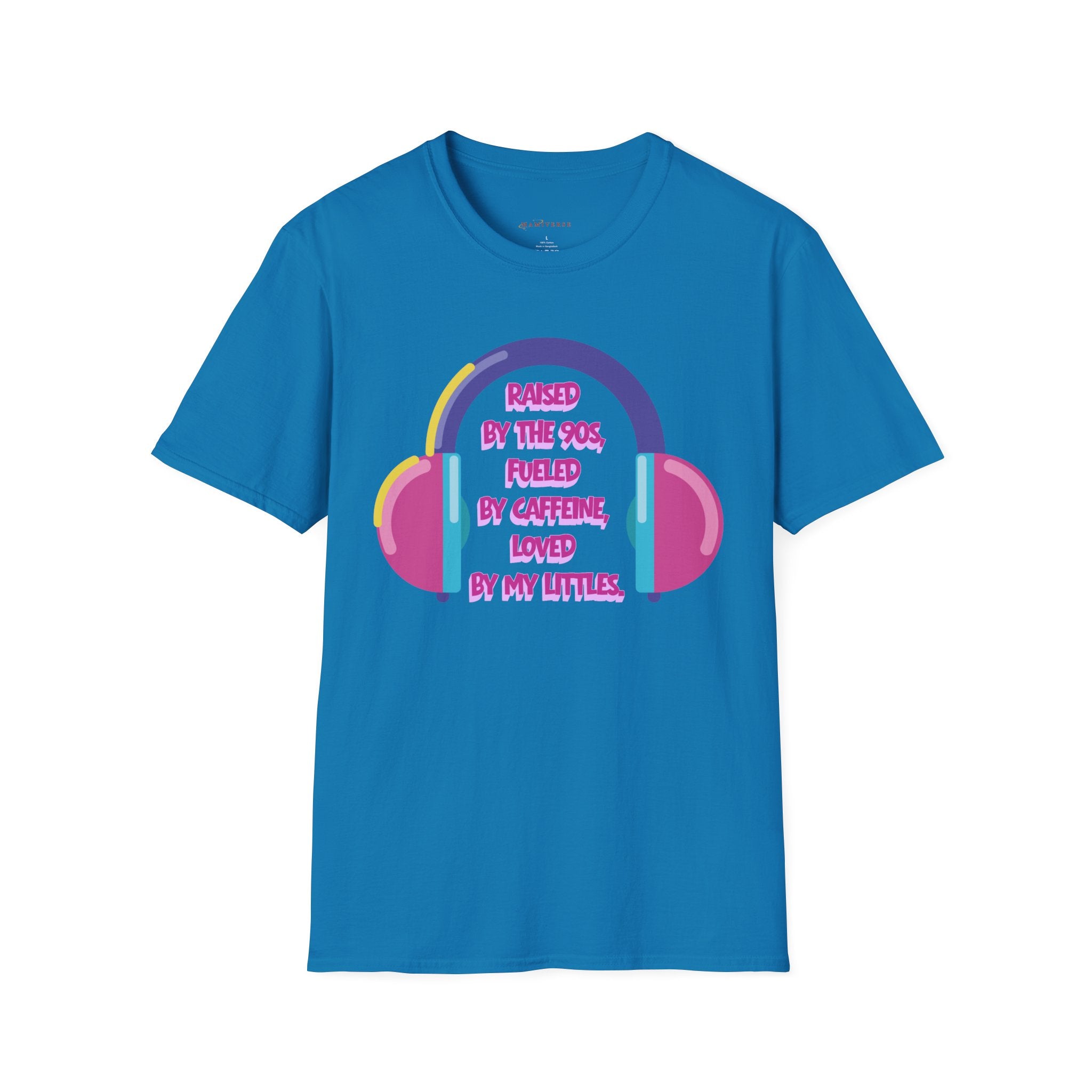 Raised By The 90s, Fueled By Caffeine, Loved By My Littles — Mother's Day T-Shirt