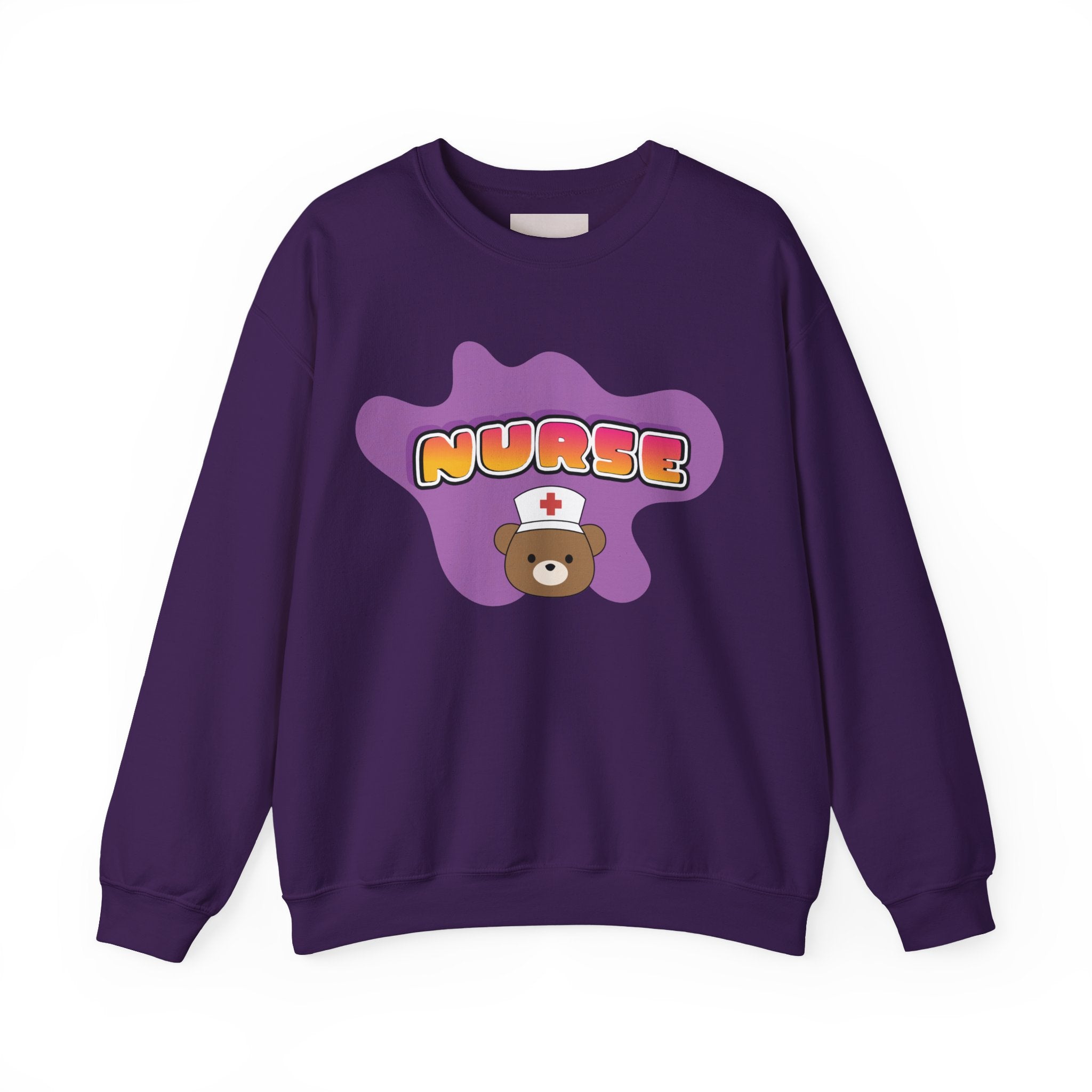 Nurse Mum Bear Crewneck Sweatshirt — Nurse Appreciation Gift