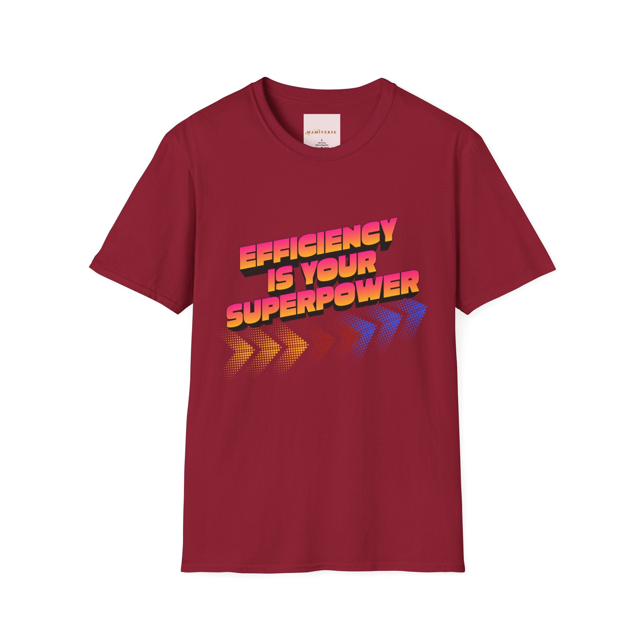 Efficiency Is Your Superpower Retro Motivational Appreciation Gift T-Shirt