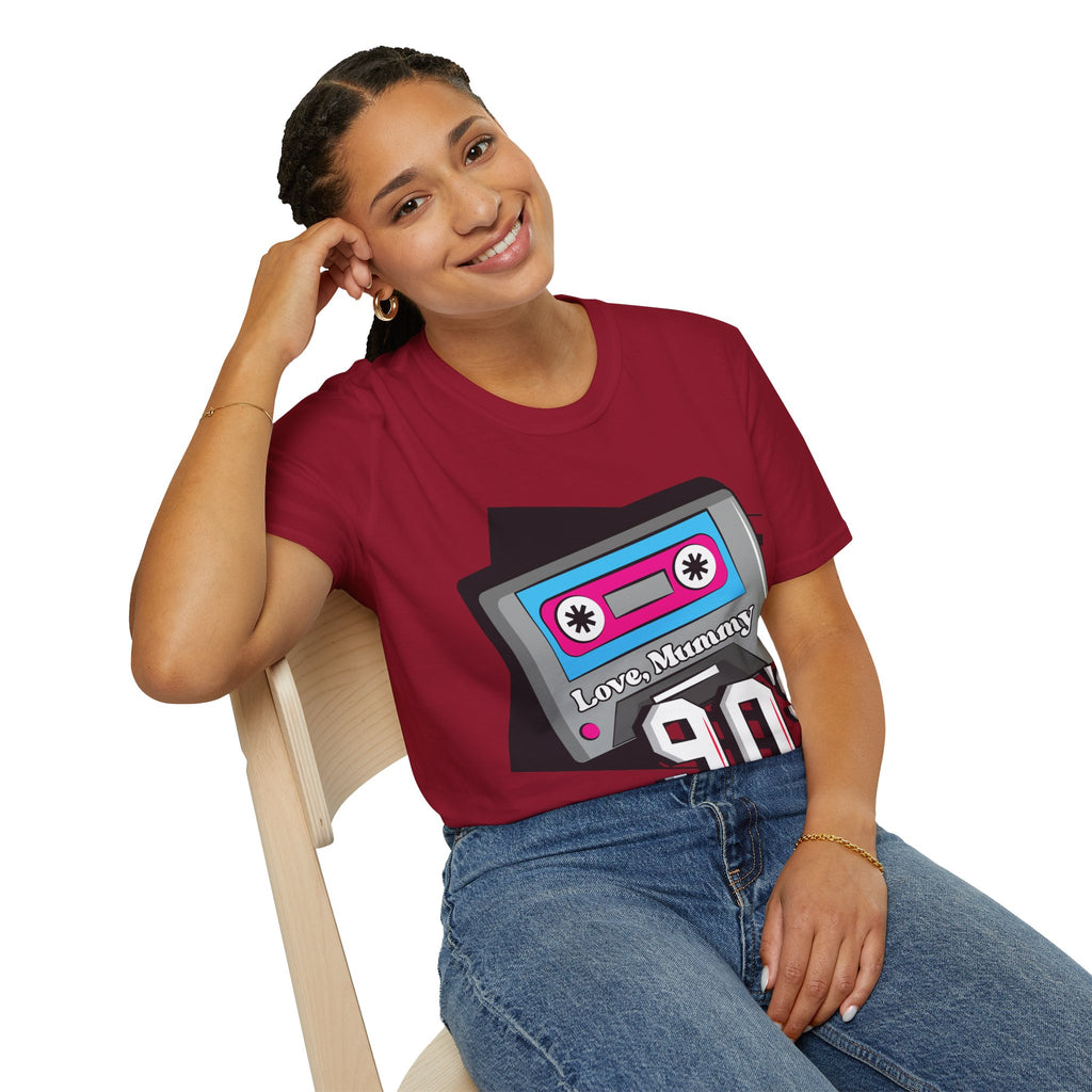 Love Mummy 90s Cassette Mother's Day T-Shirt