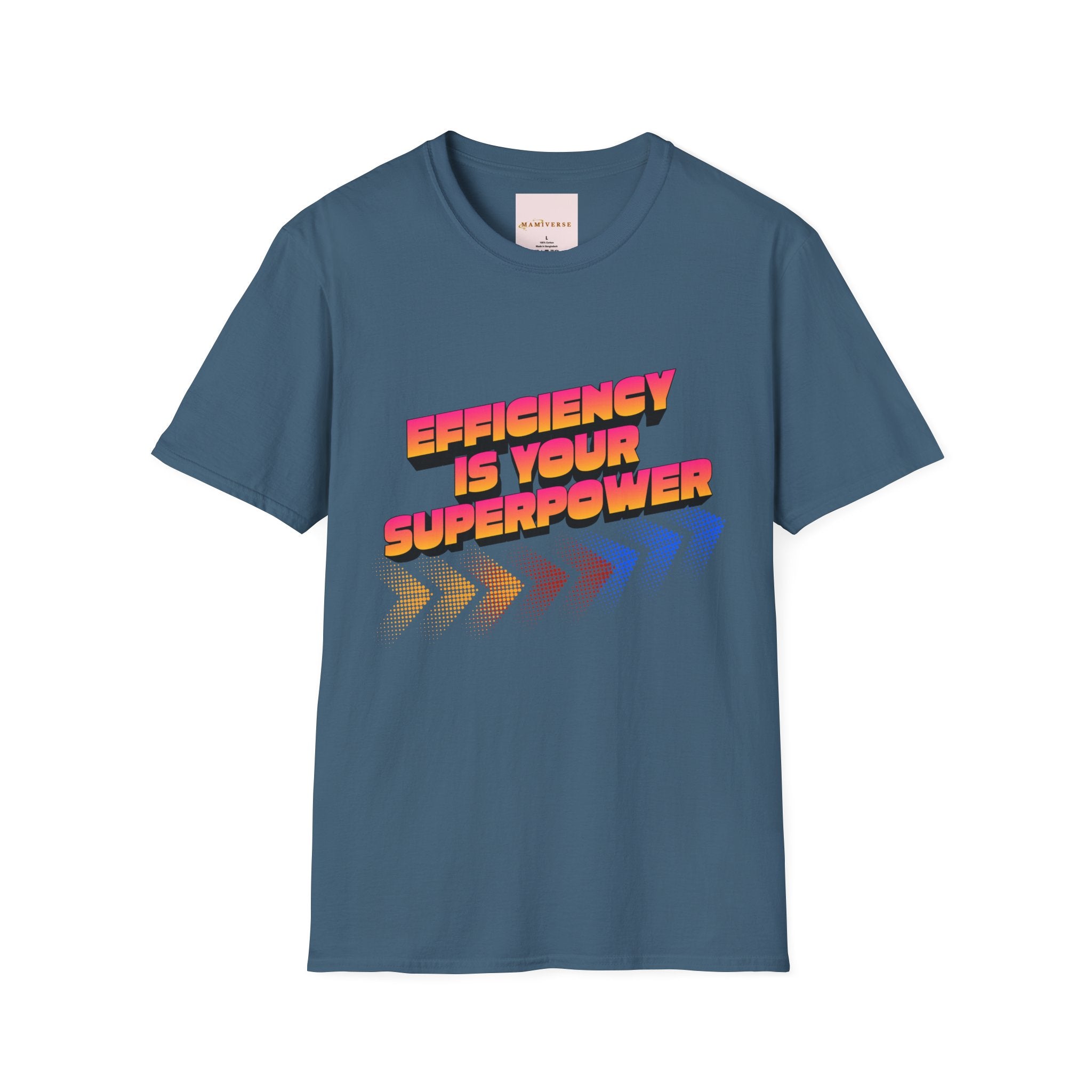 Efficiency Is Your Superpower Retro Motivational Appreciation Gift T-Shirt