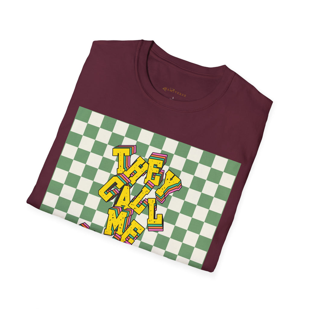 They Call Me Mummy 90s Checkered Mother's Day T-Shirt