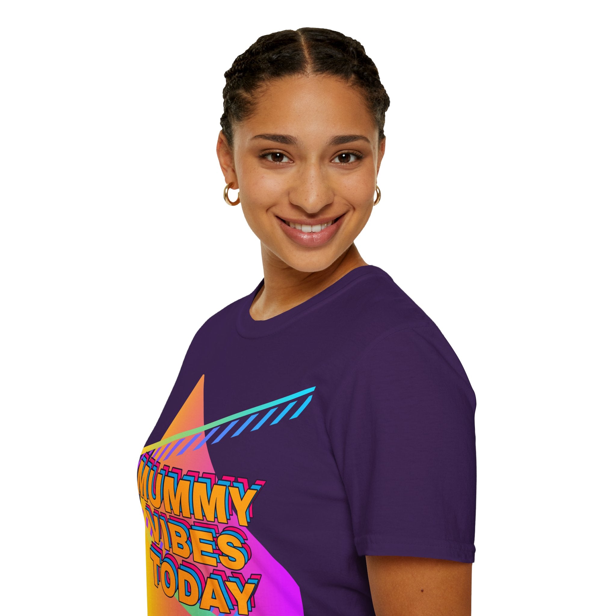 Mummy Vibes Today Retro Mother's Day T-Shirt