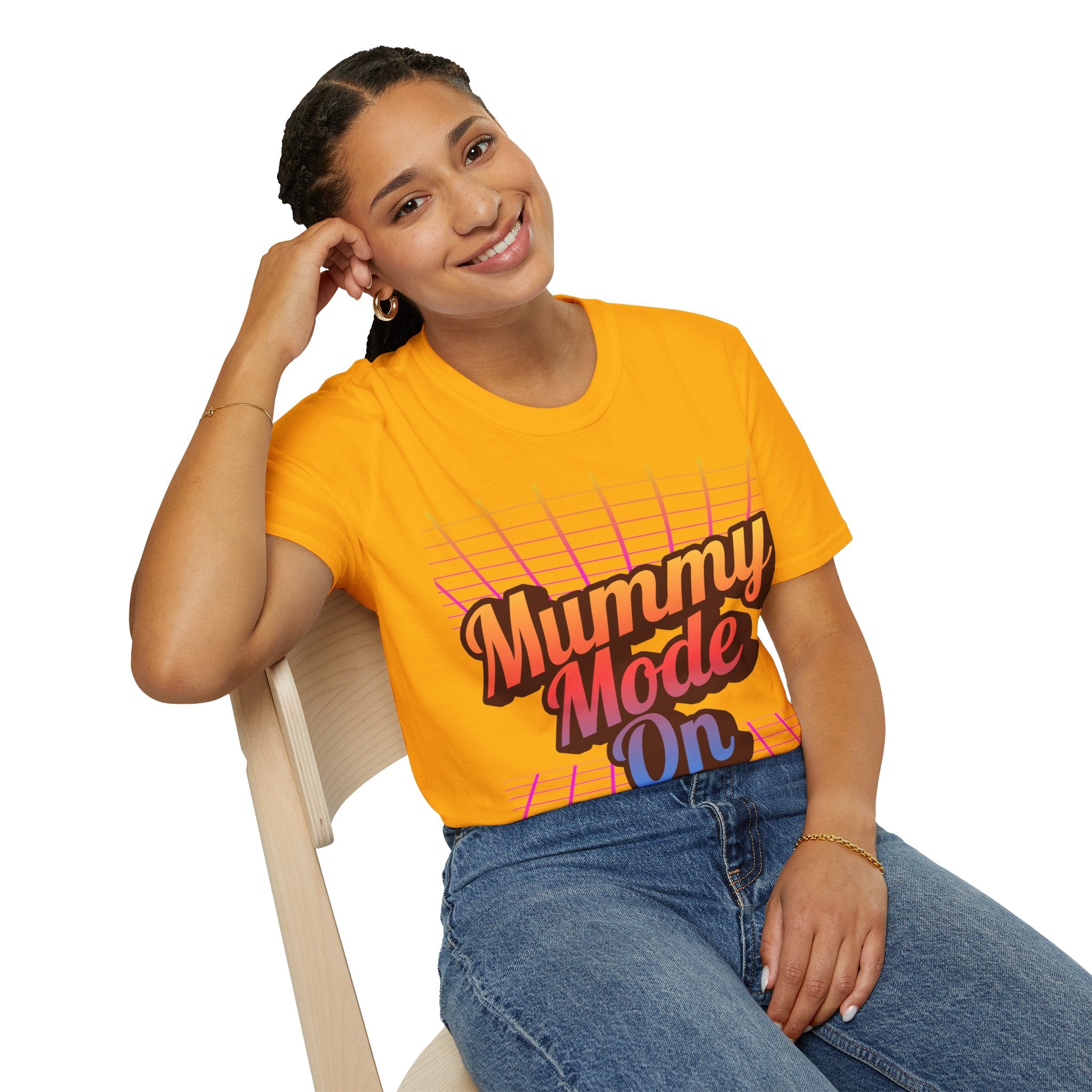 Mummy Mode On 90s Retro Mother's Day T-Shirt