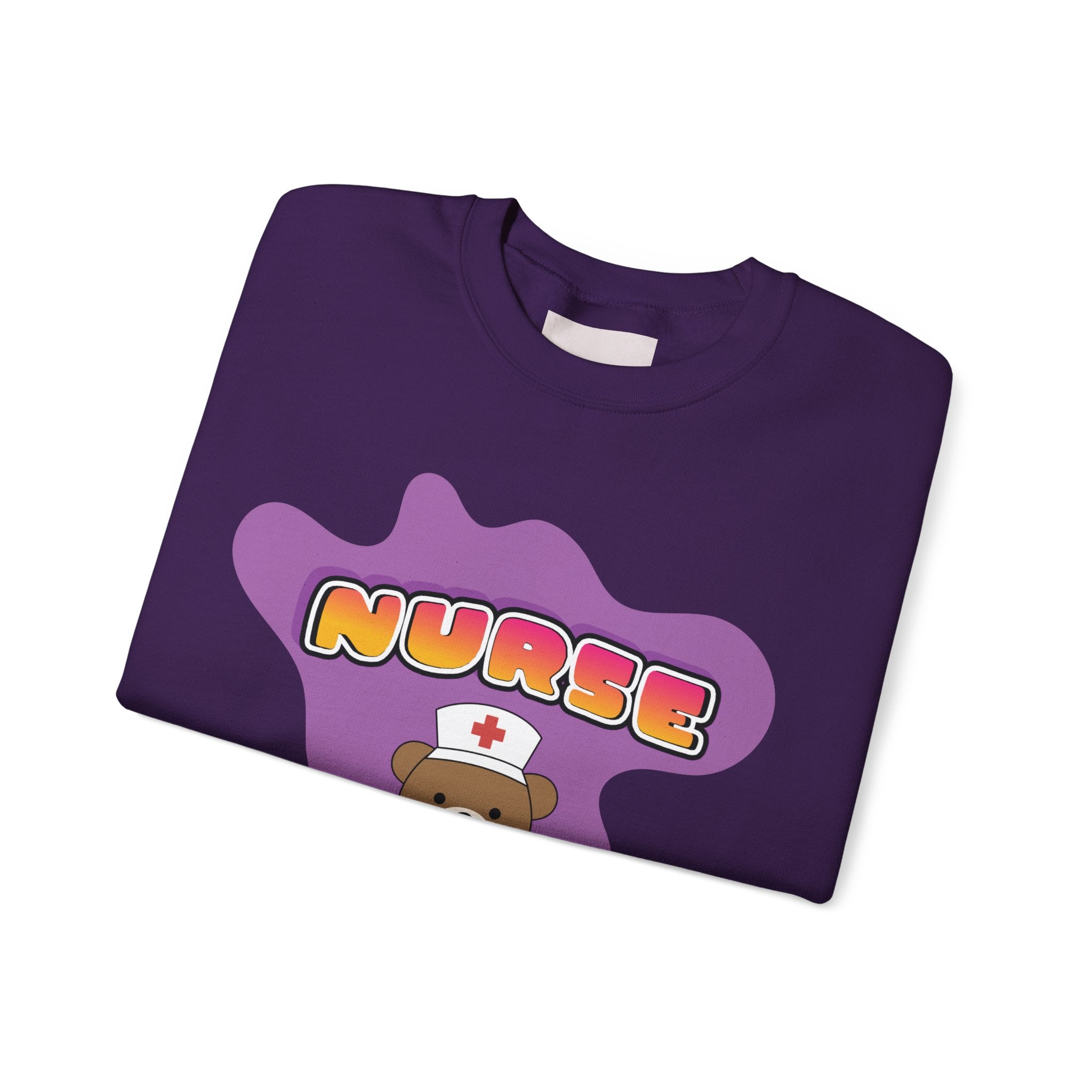 Nurse Mum Bear Crewneck Sweatshirt — Nurse Appreciation Gift