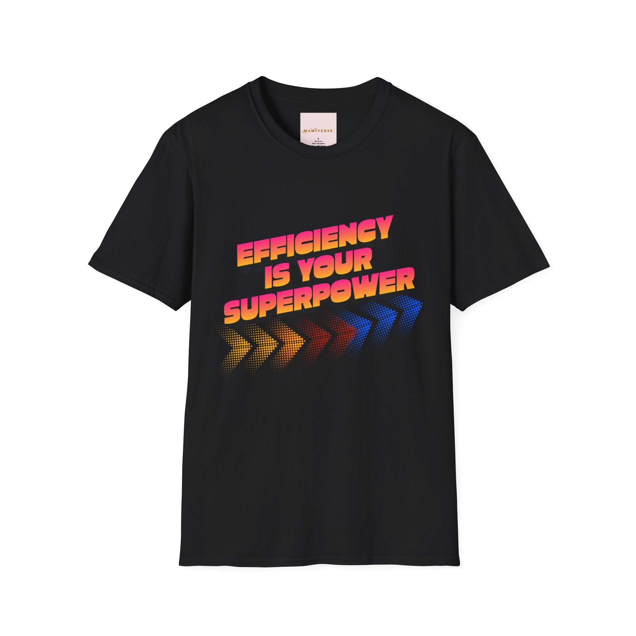 Efficiency Is Your Superpower Retro Motivational Appreciation Gift T-Shirt
