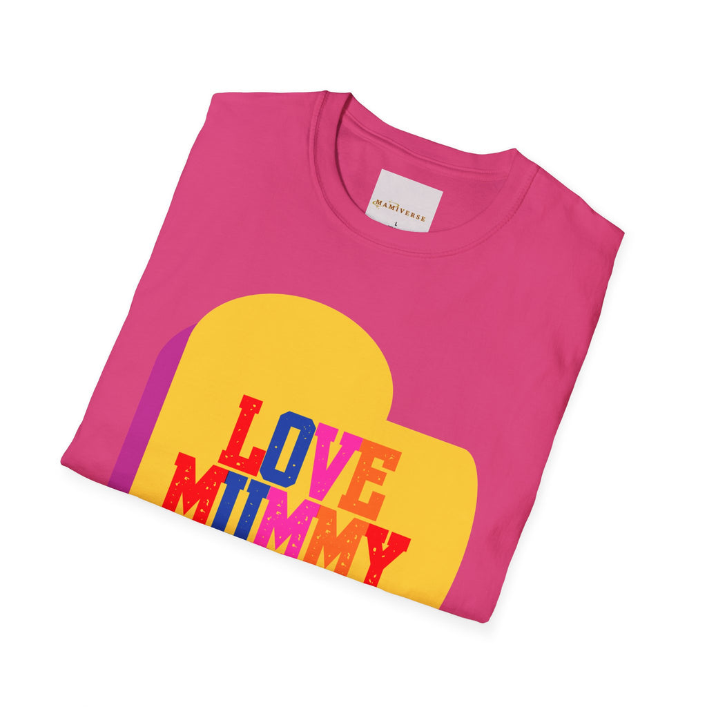 90s Love Mummy Retro Mothers T-Shirt — Nostalgic Mum Tee