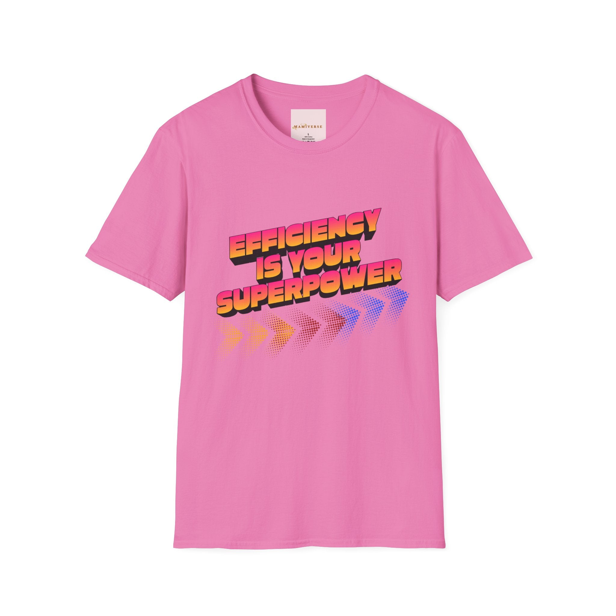 Efficiency Is Your Superpower Retro Motivational Appreciation Gift T-Shirt
