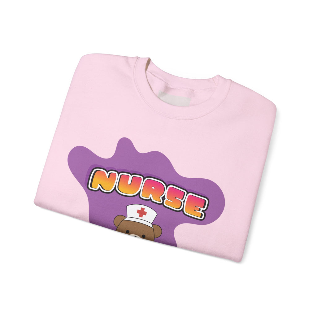 Nurse Mum Bear Crewneck Sweatshirt — Nurse Appreciation Gift
