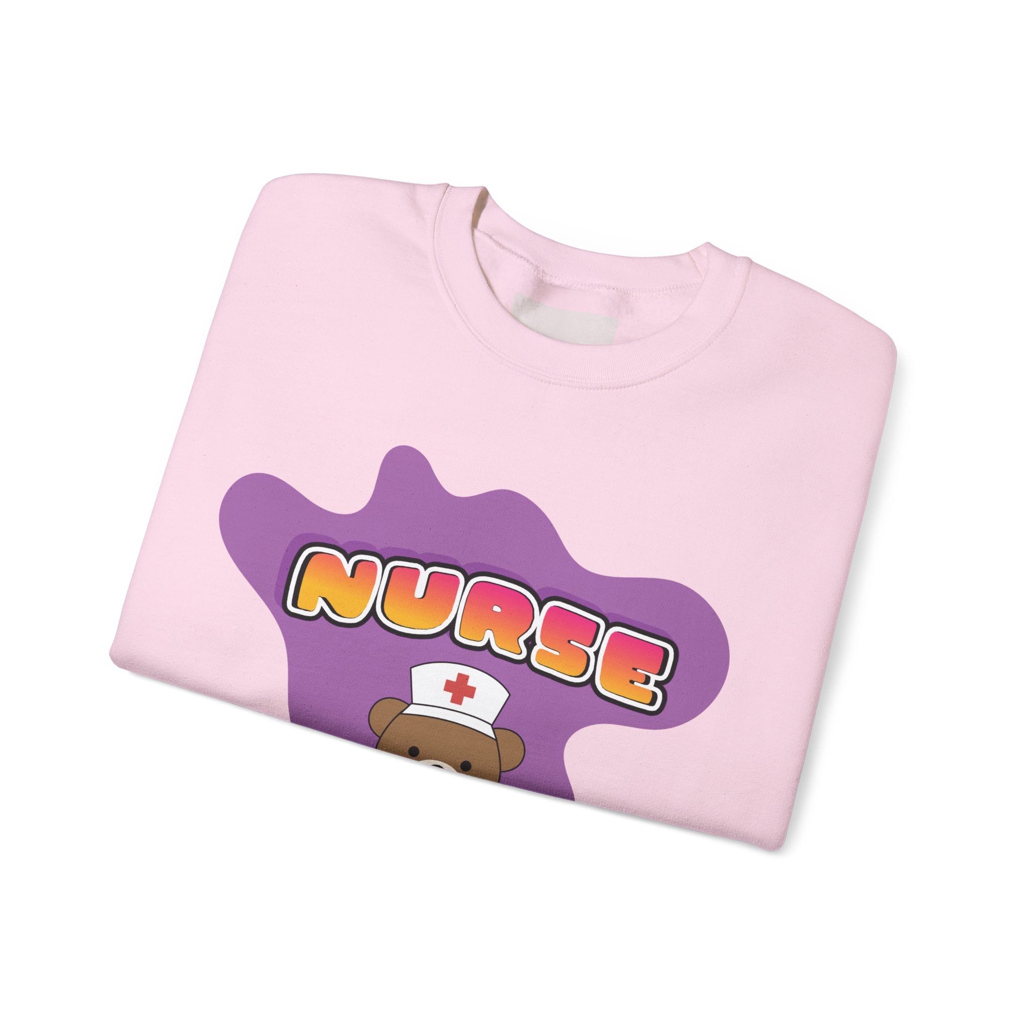 Nurse Mum Bear Crewneck Sweatshirt — Nurse Appreciation Gift
