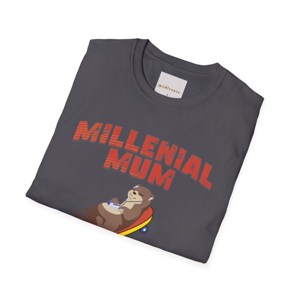 Millennial Mum 90s Music & Skateboard Animal Print T-Shirt — Nostalgic Mum Tee
