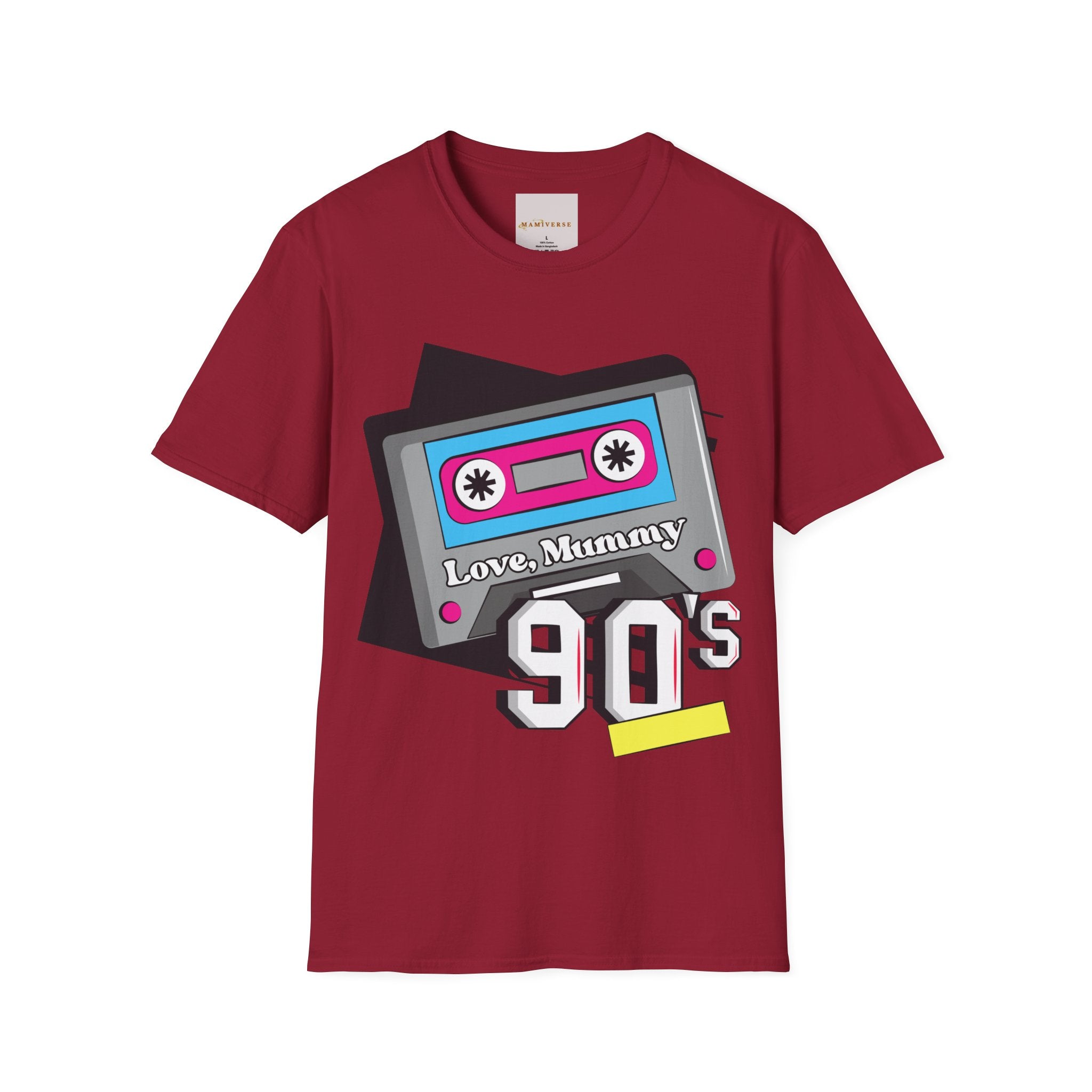 Love Mummy 90s Cassette Mother's Day T-Shirt