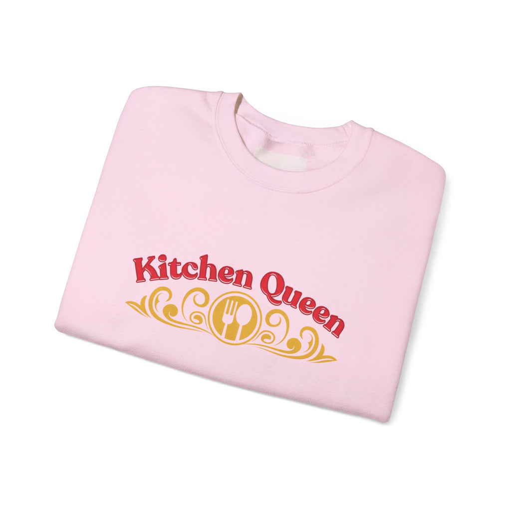 Kitchen Queen Crewneck Sweatshirt — Chef Mum Appreciation Gift