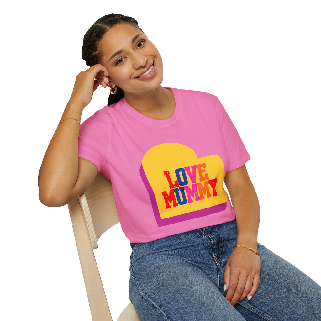90s Love Mummy Retro Mothers T-Shirt — Nostalgic Mum Tee