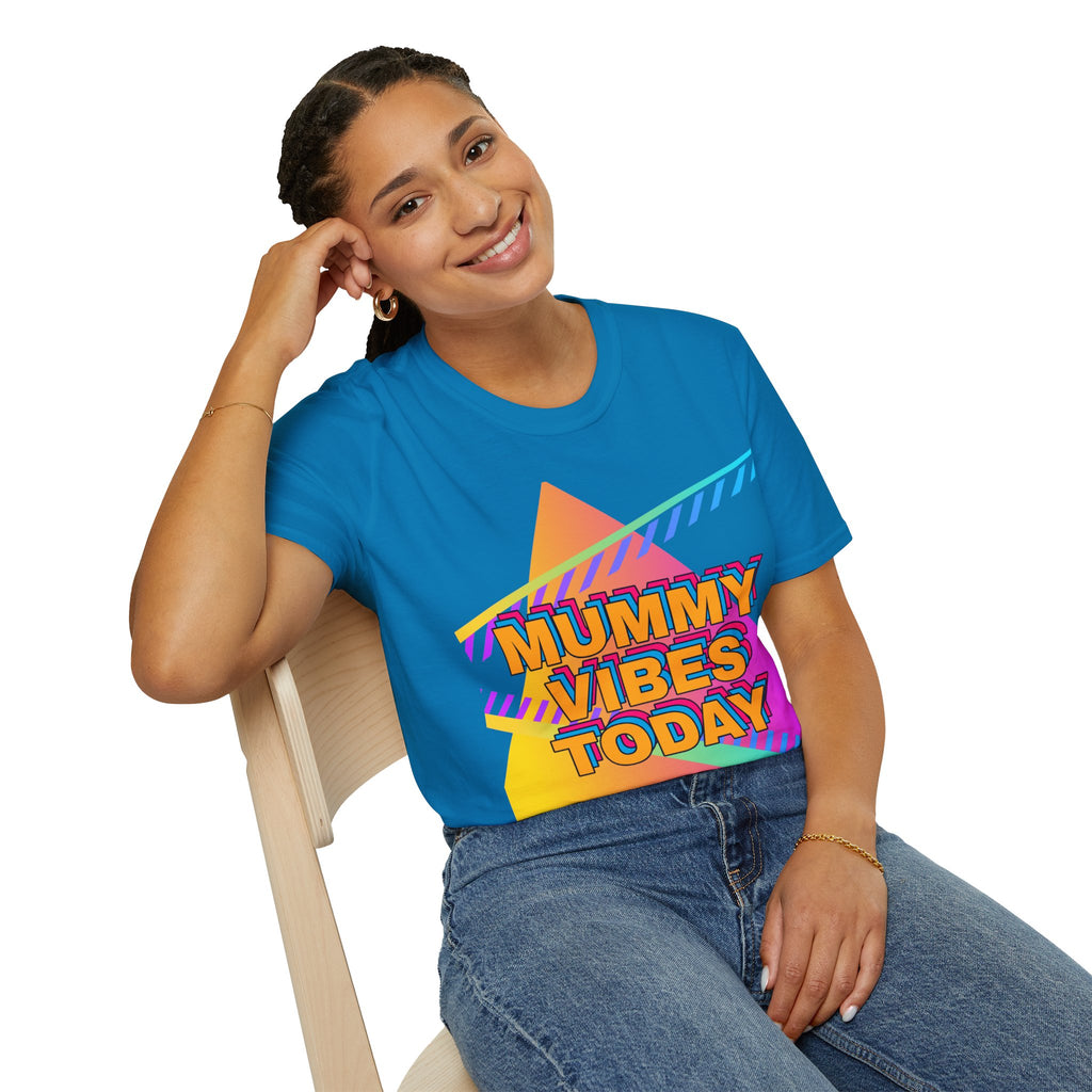 Mummy Vibes Today Retro Mother's Day T-Shirt
