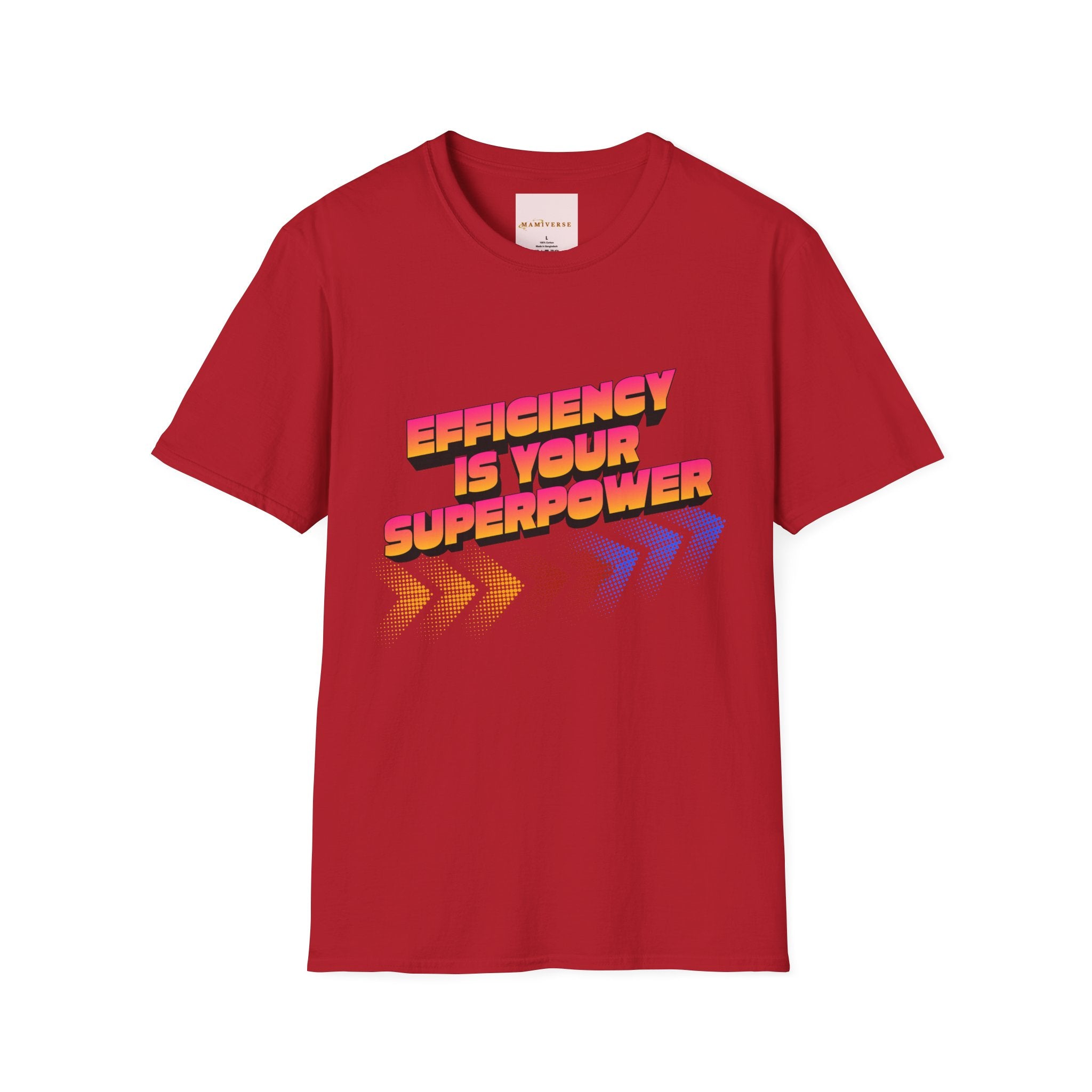 Efficiency Is Your Superpower Retro Motivational Appreciation Gift T-Shirt