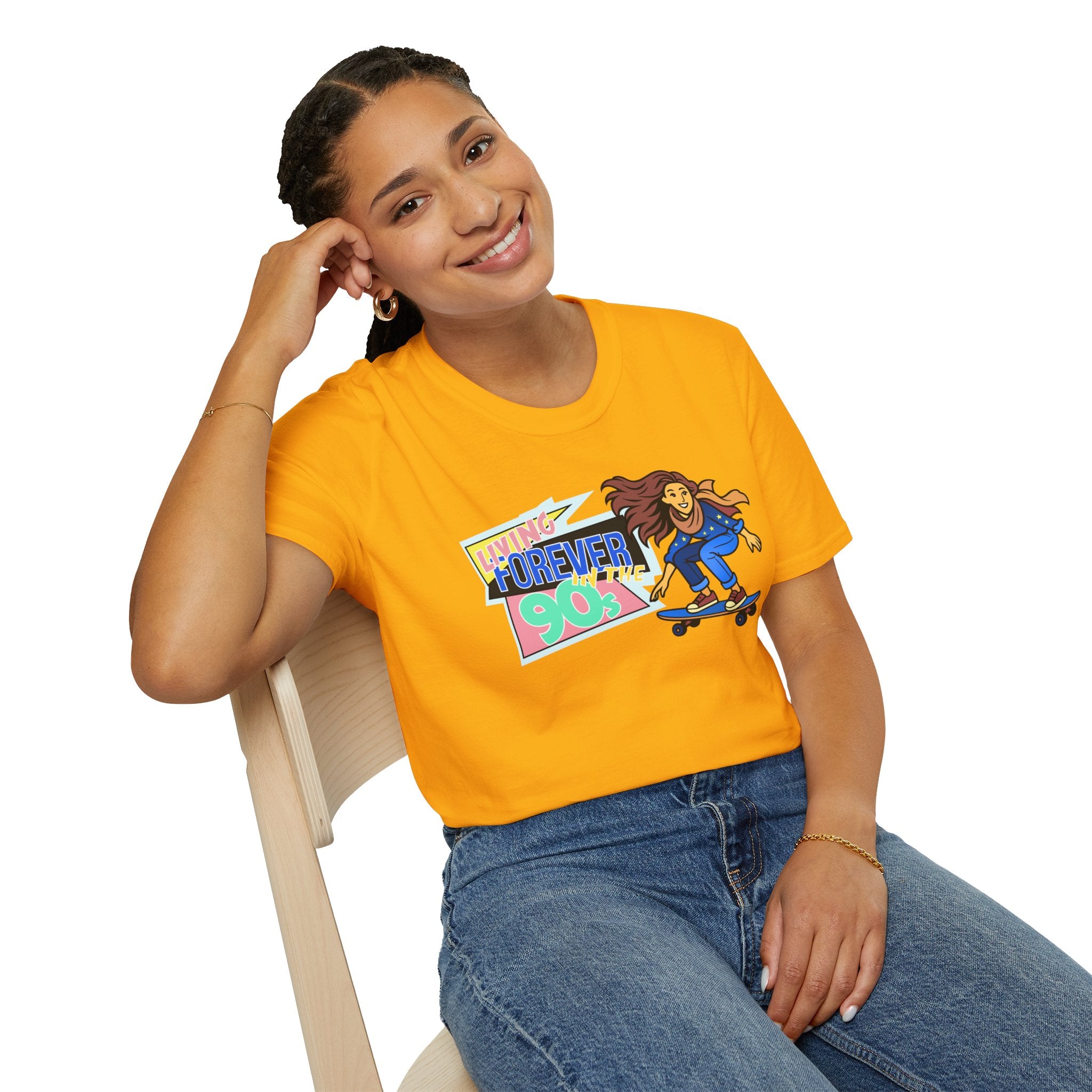Forever 90s Skateboarder Mother's Day T-Shirt