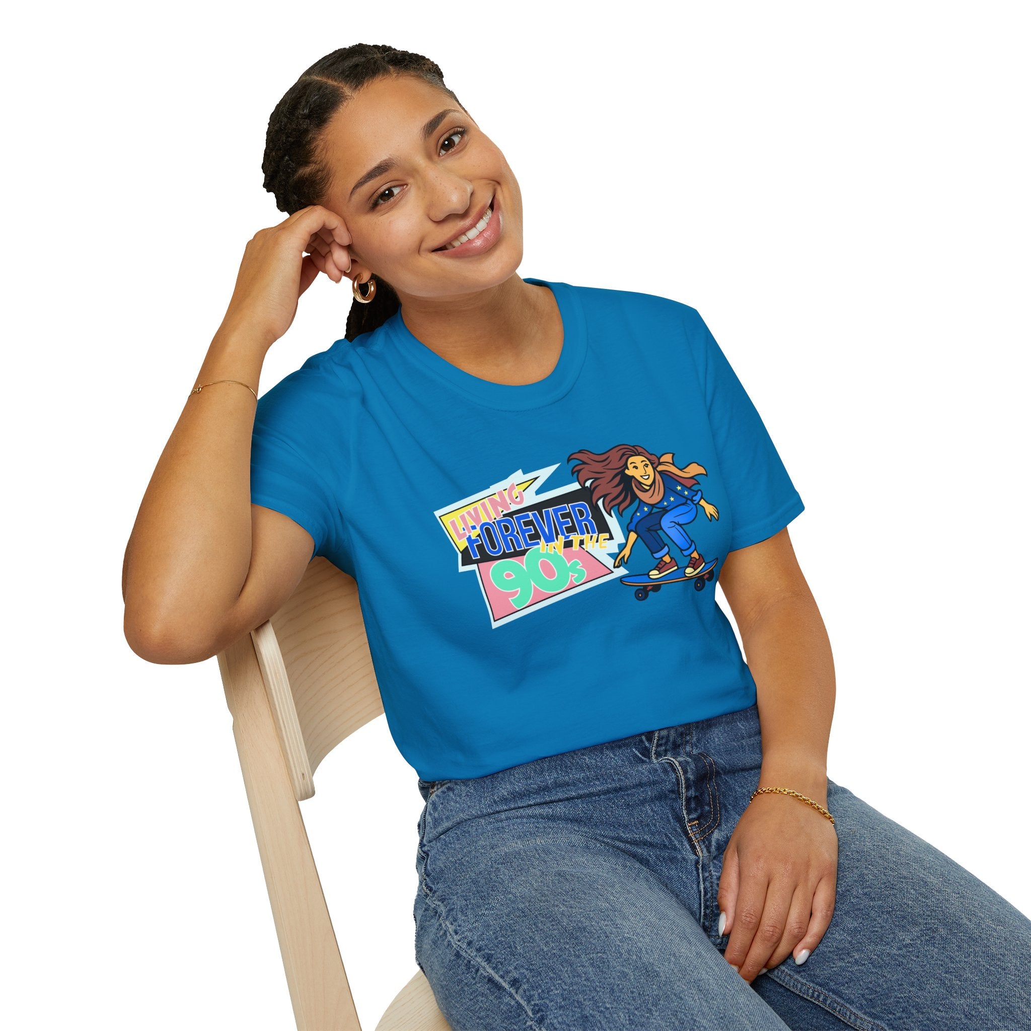 Forever 90s Skateboarder Mother's Day T-Shirt