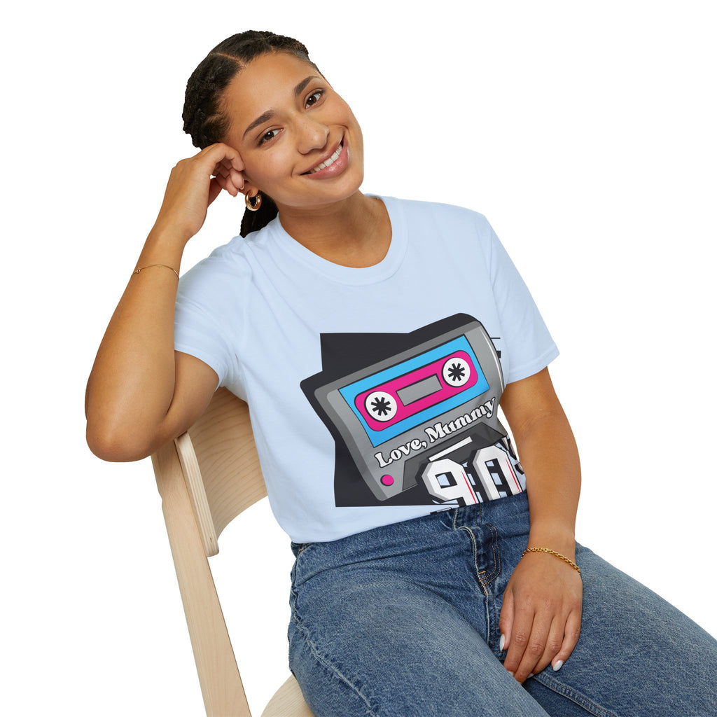 Love Mummy 90s Cassette Mother's Day T-Shirt