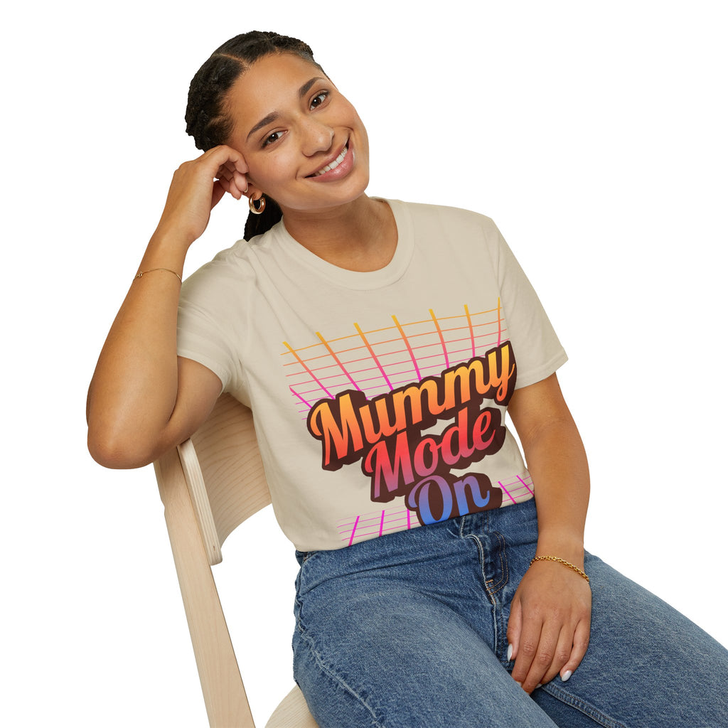 Mummy Mode On 90s Retro Mother's Day T-Shirt