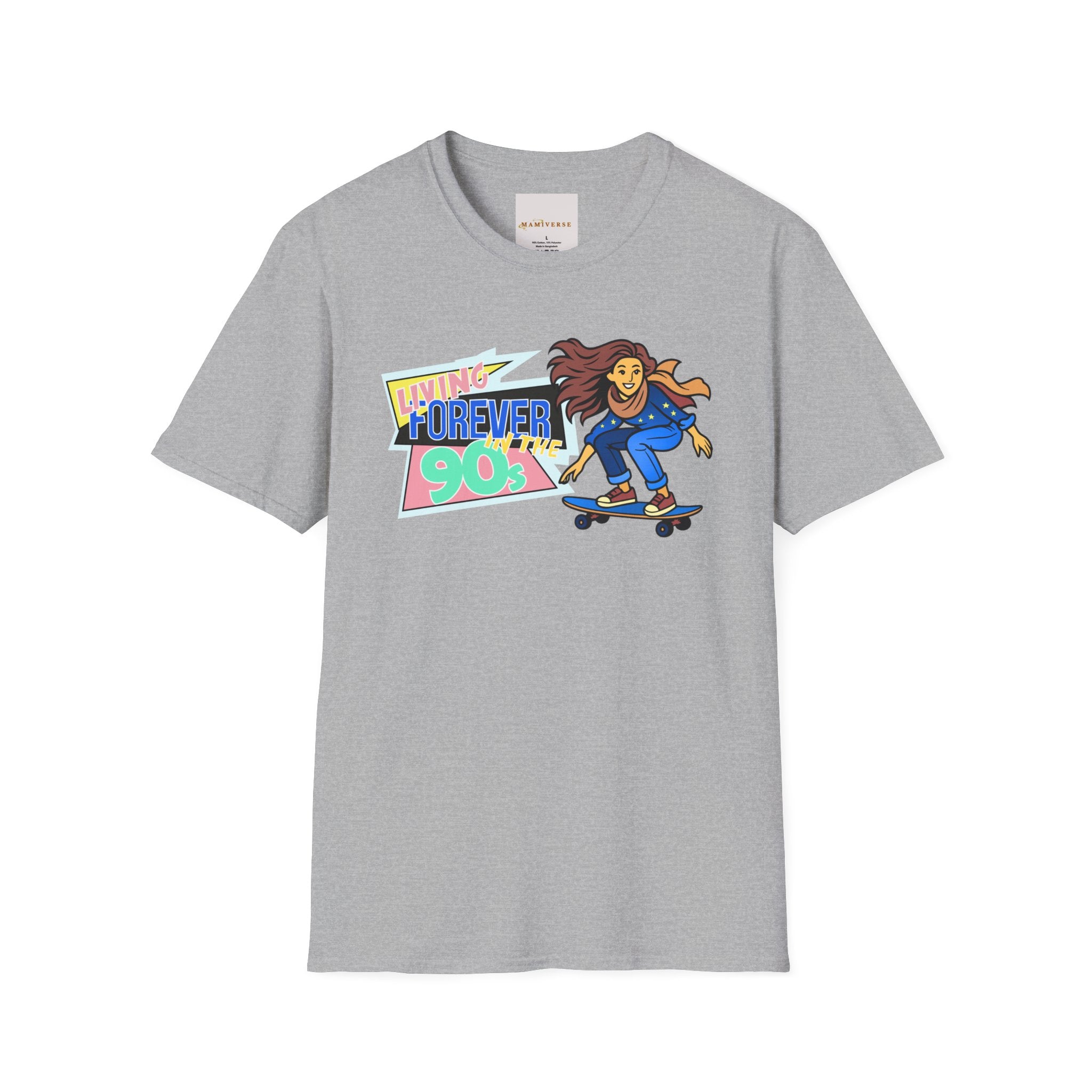 Forever 90s Skateboarder Mother's Day T-Shirt
