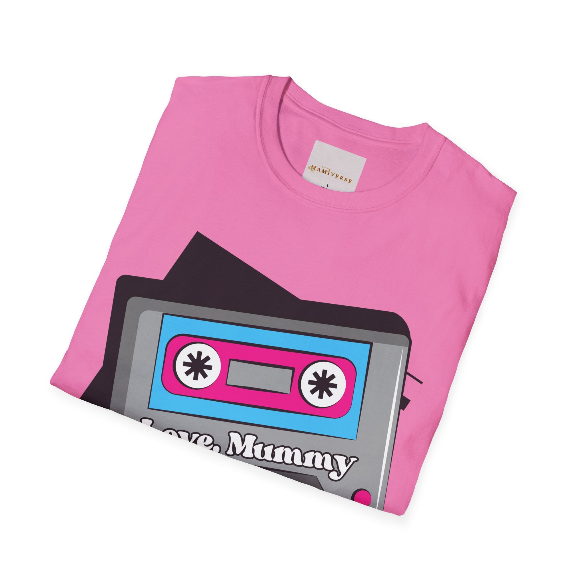 Love Mummy 90s Cassette Mother's Day T-Shirt