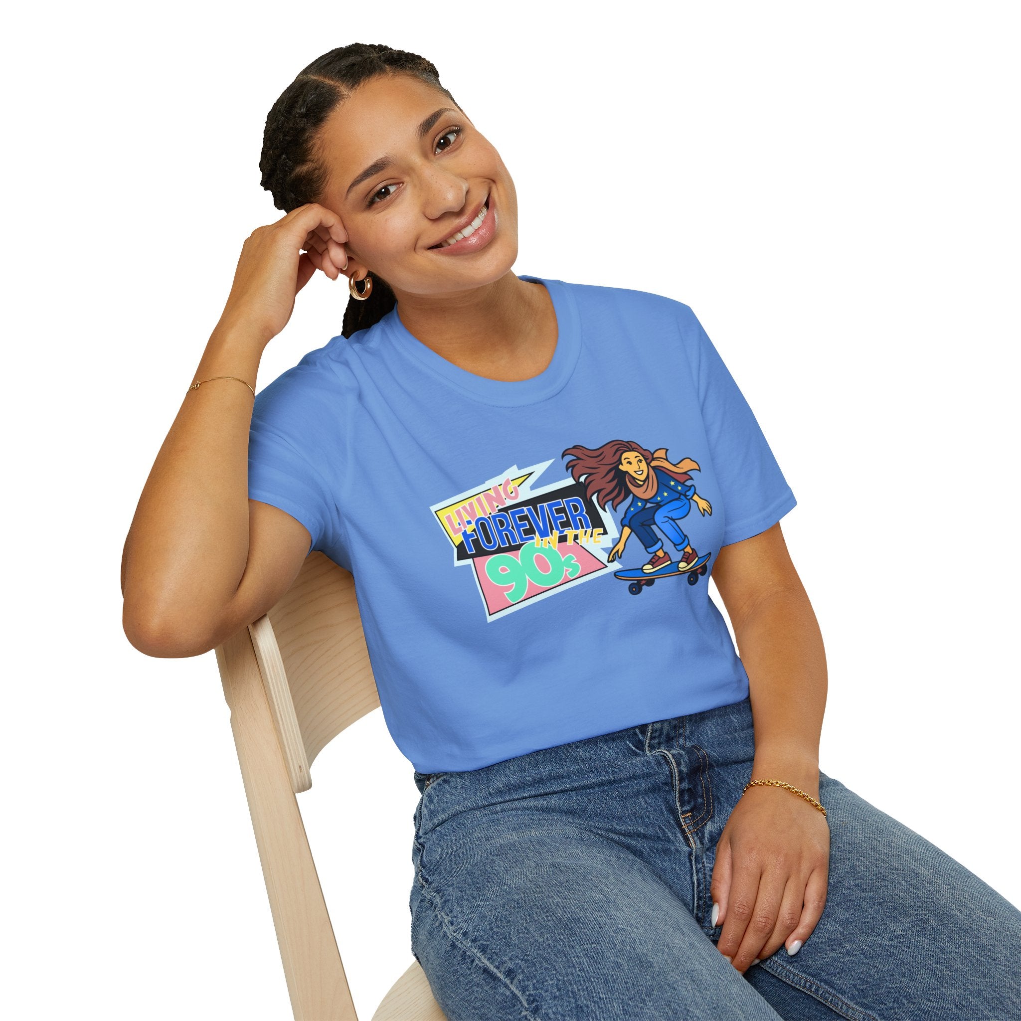 Forever 90s Skateboarder Mother's Day T-Shirt