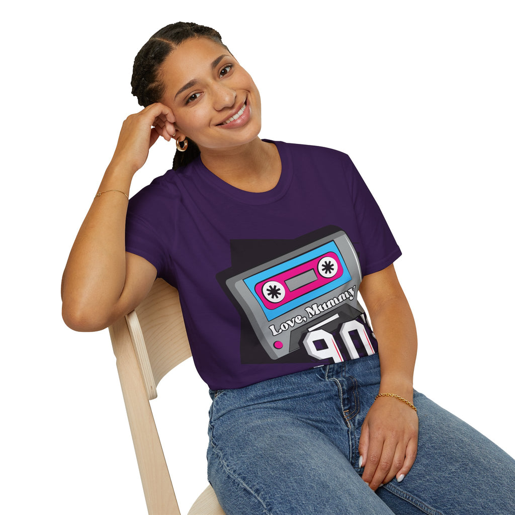 Love Mummy 90s Cassette Mother's Day T-Shirt