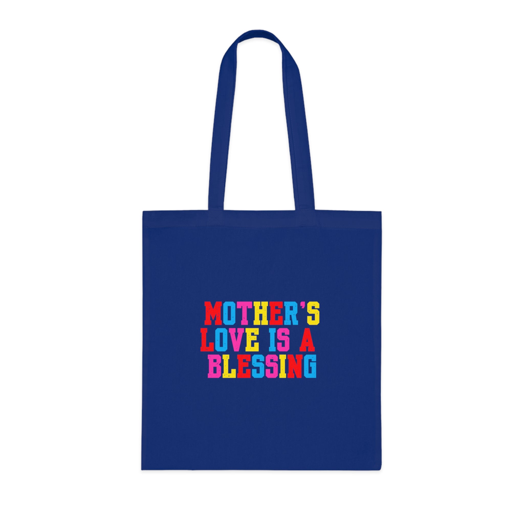 Mother's Love Is A Blessing Cotton Tote — Colourful Mother's Day Gift Bag