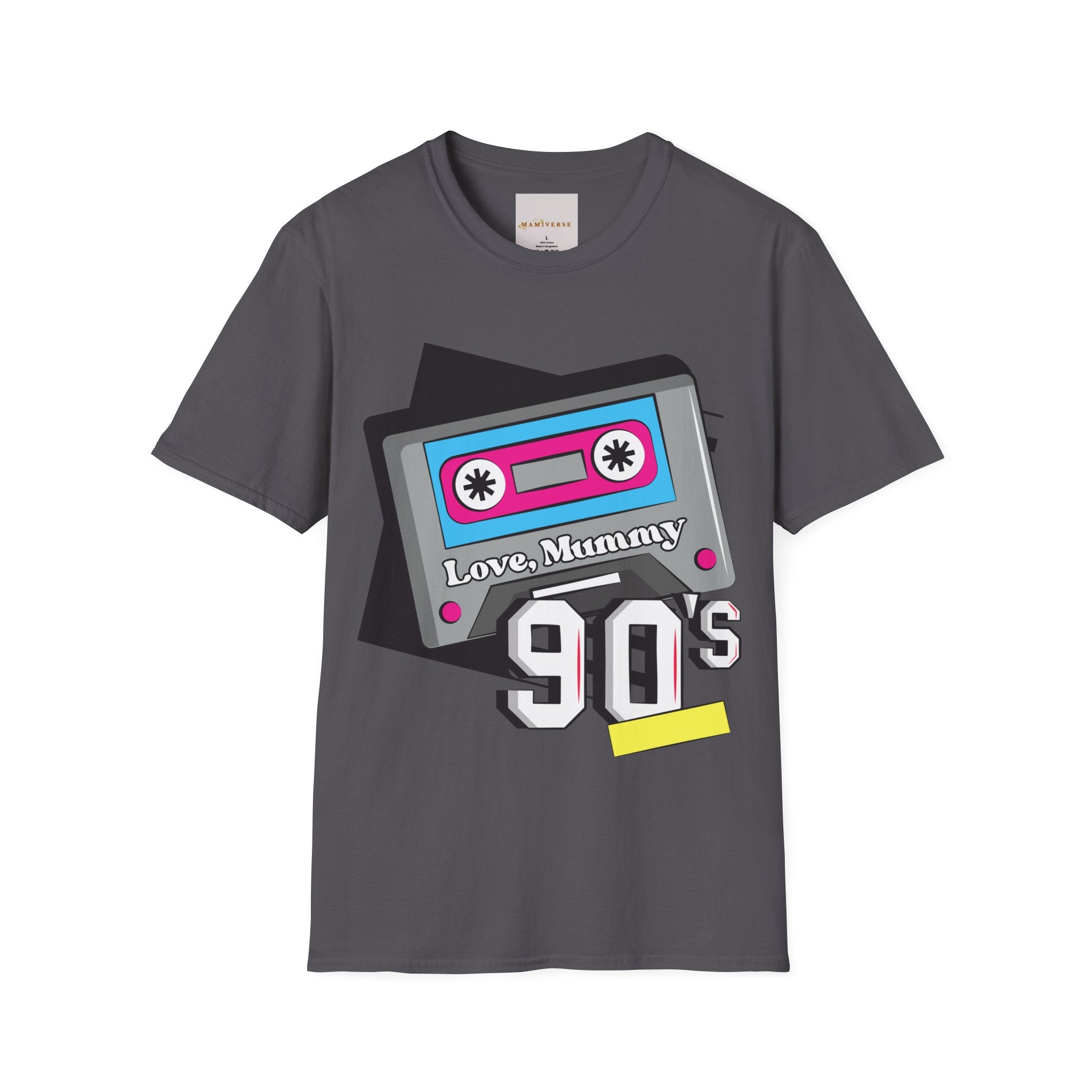 Love Mummy 90s Cassette Mother's Day T-Shirt