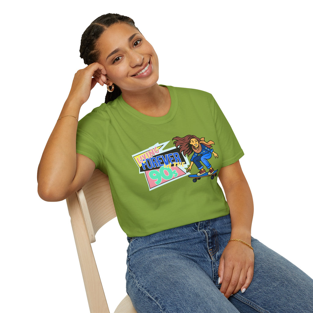Forever 90s Skateboarder Mother's Day T-Shirt