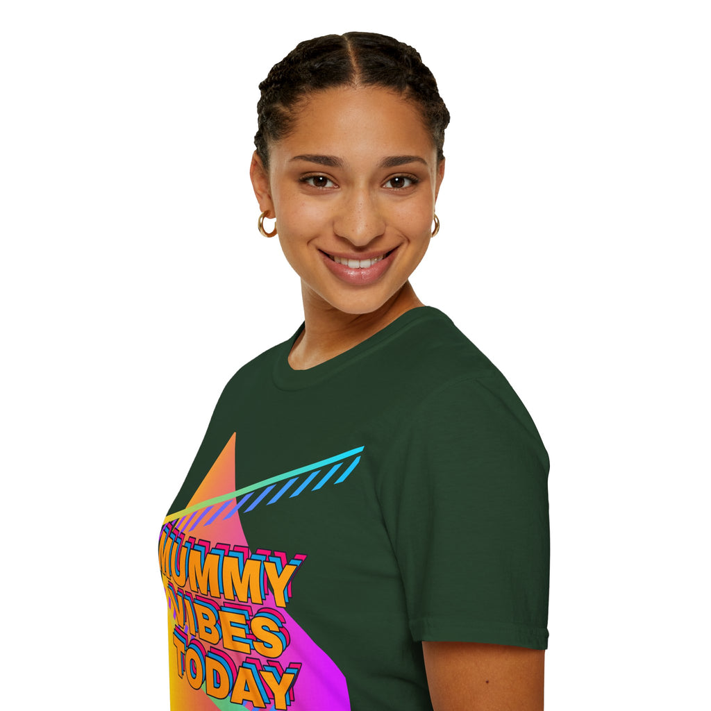 Mummy Vibes Today Retro Mother's Day T-Shirt
