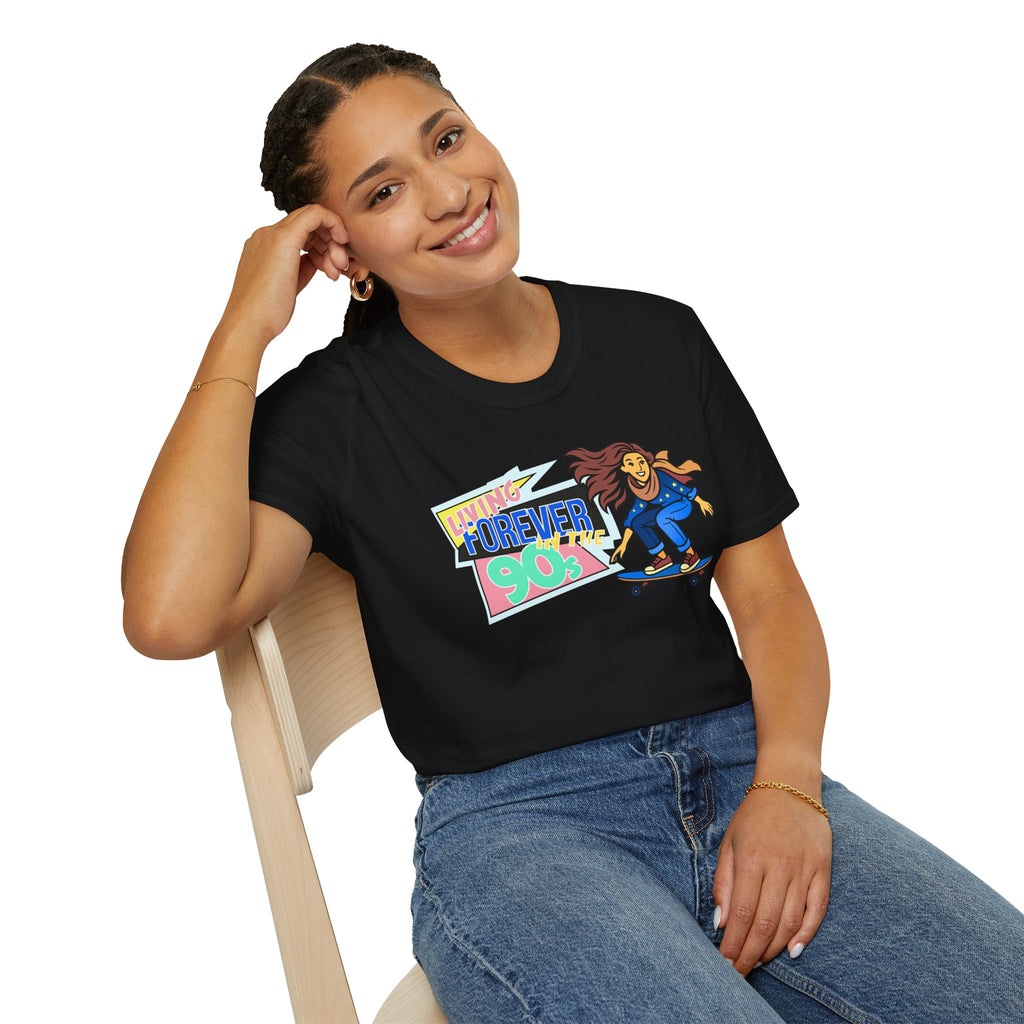 Forever 90s Skateboarder Mother's Day T-Shirt