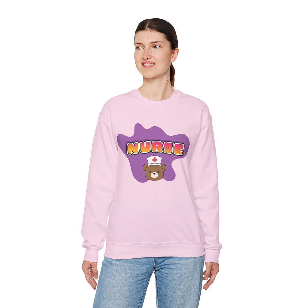 Nurse Mum Bear Crewneck Sweatshirt — Nurse Appreciation Gift