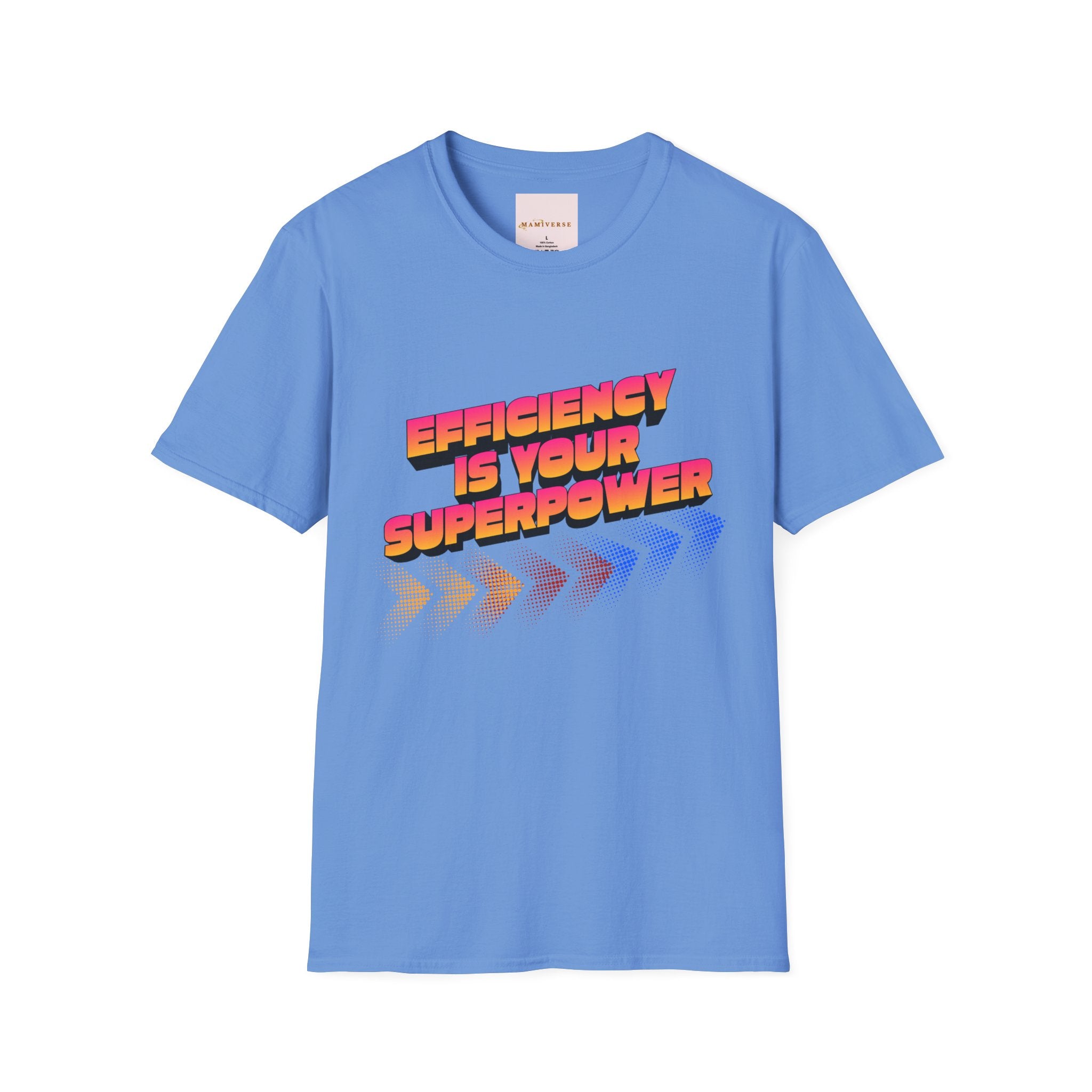 Efficiency Is Your Superpower Retro Motivational Appreciation Gift T-Shirt